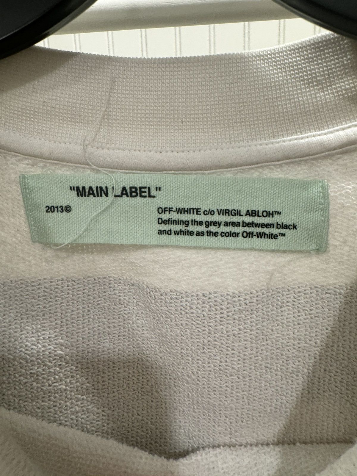 Off-White Off White Diagonal Tulips Crewneck Size XS / US 0-2 / IT 36-38 - 9 Thumbnail