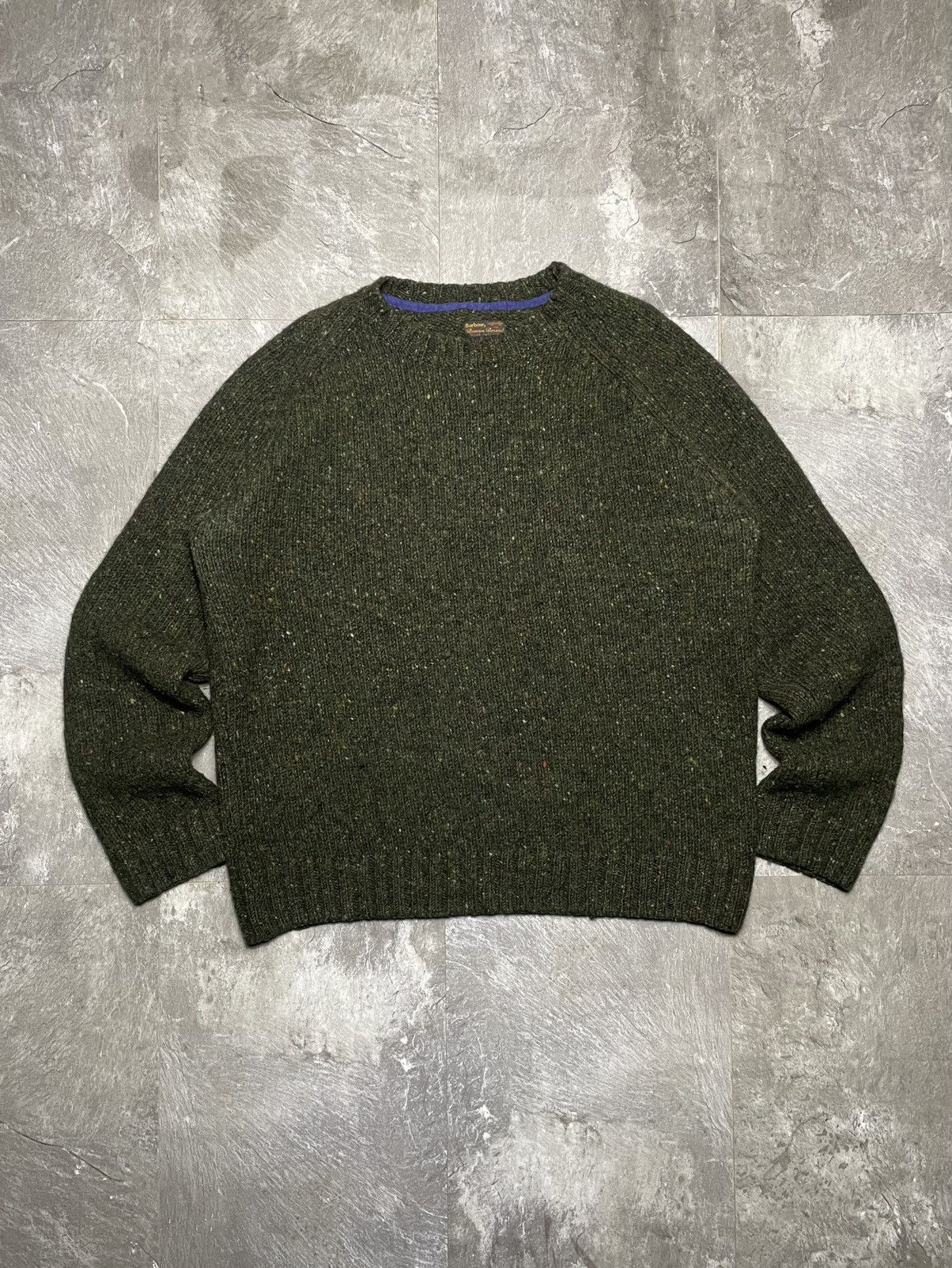 Barbour Barbour Vintage Wool Heavy Knit Sweater Rare Size US XXL / EU 58 / 5 - 1 Thumbnail