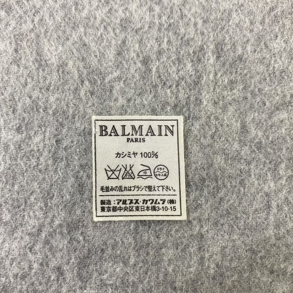 Pierre Balmain × Vintage Balmain Cashmere Scarf / Muffler / Neckwear-T1420 Size ONE SIZE - 6 Thumbnail
