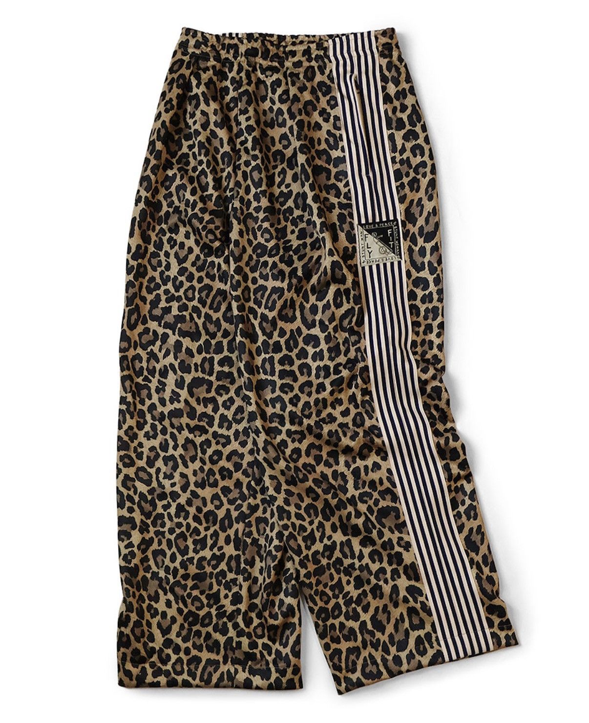 Kapital Kapital Leopard smooth jersey baggy track pants Size US 32 / EU 48 - 1 Thumbnail