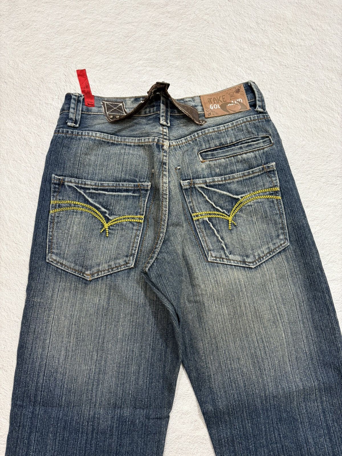 Kapital 2000s take two Japan bootcut wash Denim y2k style Size US 28 / EU 44 - 7 Thumbnail