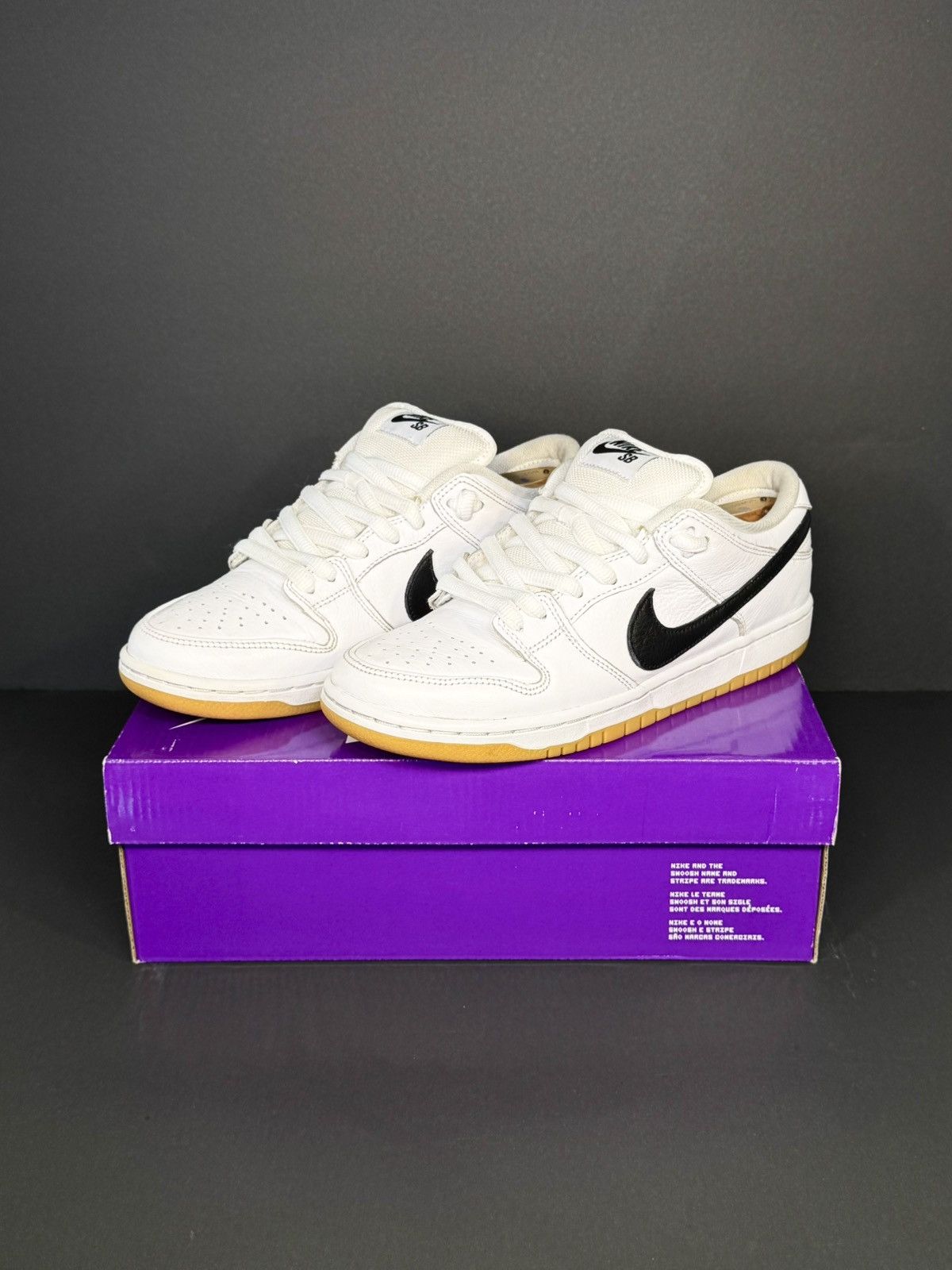 Nike Nike SB Dunk Low PRO “White Gum” Size US 8 / EU 41 - 1 Thumbnail