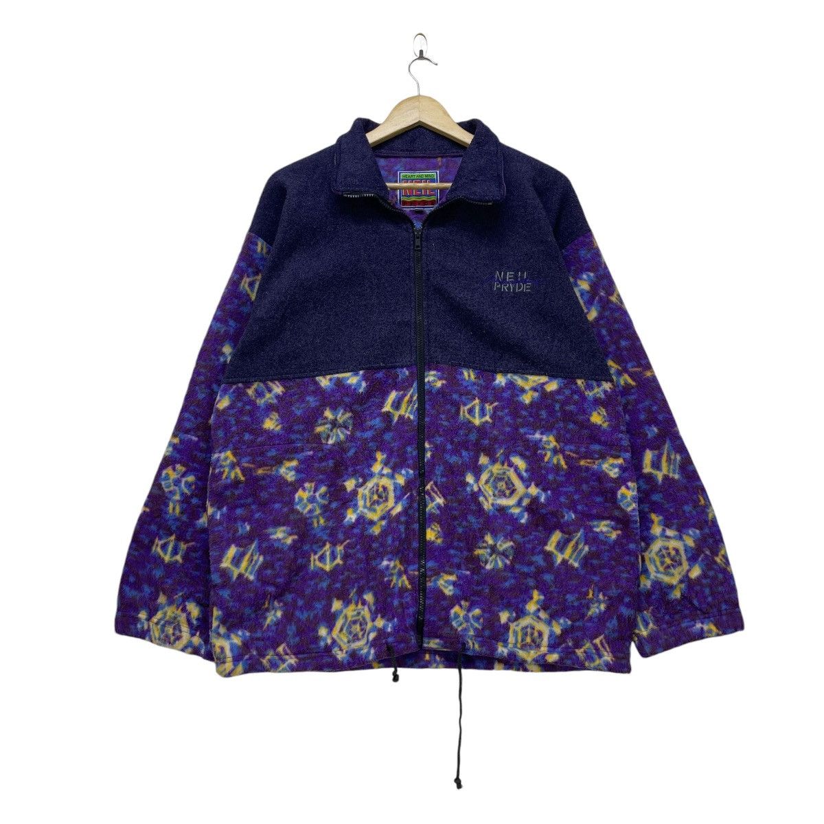Japanese Brand 💥Japanese Brand Neil Pryde Art Full Print Fleece Jacket Size US M / EU 48-50 / 2 - 1 Thumbnail