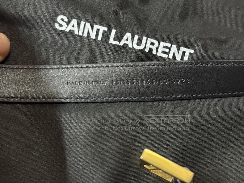 Saint Laurent Paris Saint Laurent Paris Classic style belt Size ONE SIZE - 4 Thumbnail