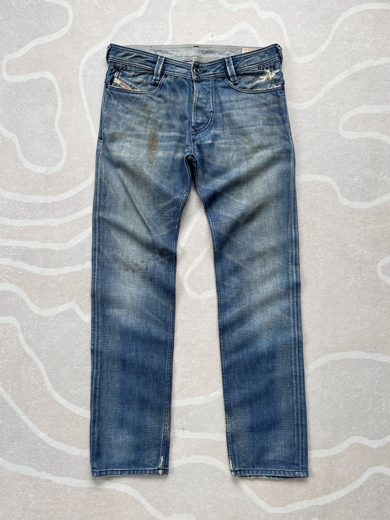 Diesel Diesel Slammer Pocket Stud Jeans Size US 34 / EU 50 - 3 Thumbnail
