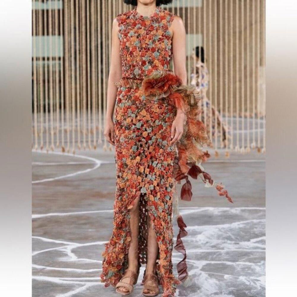 Designer NWT Ulla Johnson Ramona Open Back Gown RUNWAY Size S / US 4 / IT 40 - 1 Thumbnail