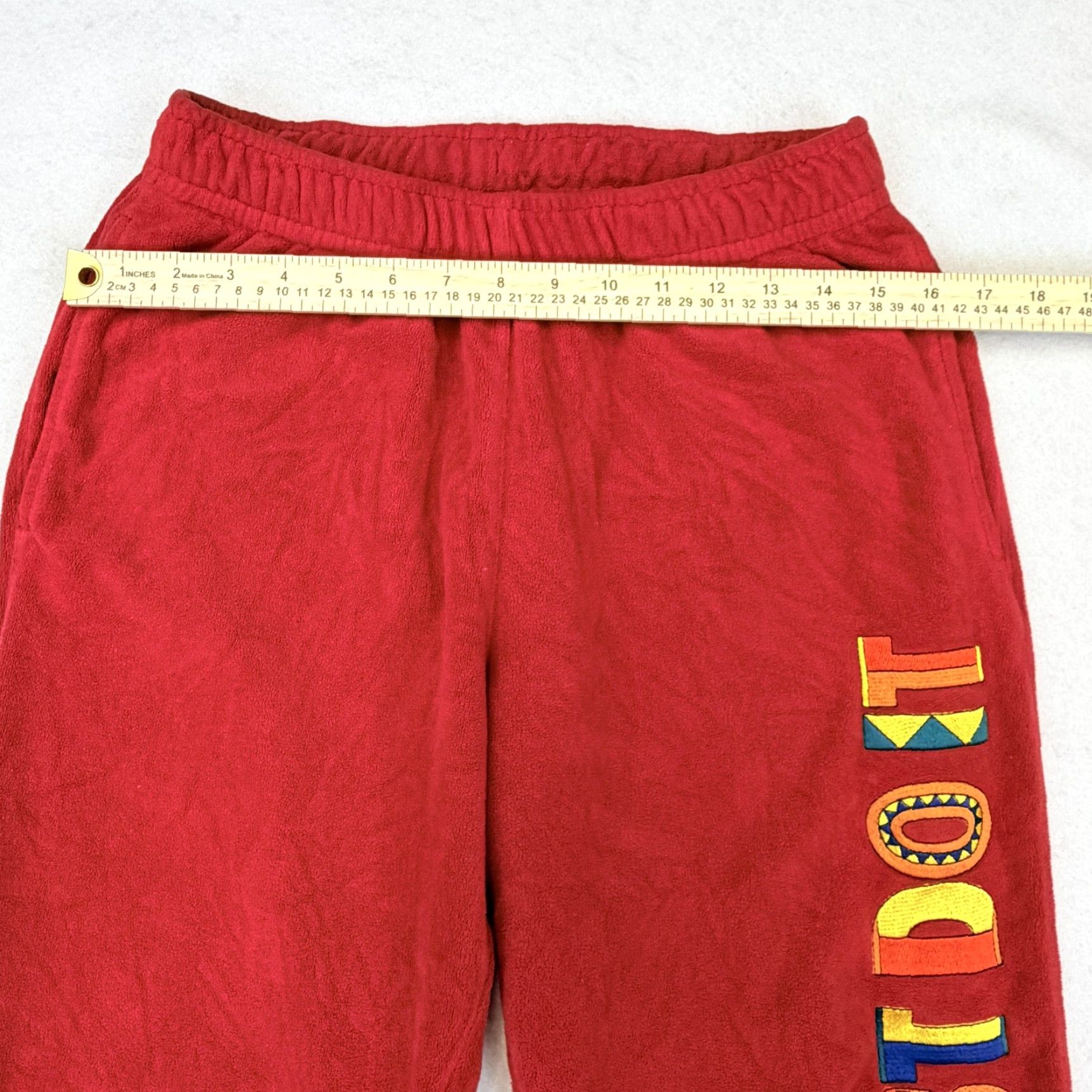 Nike Nike Sweatpants Mens Small Red Fleece Just Do It Jogger Pants CW1676-673 Size US 29 - 7 Thumbnail