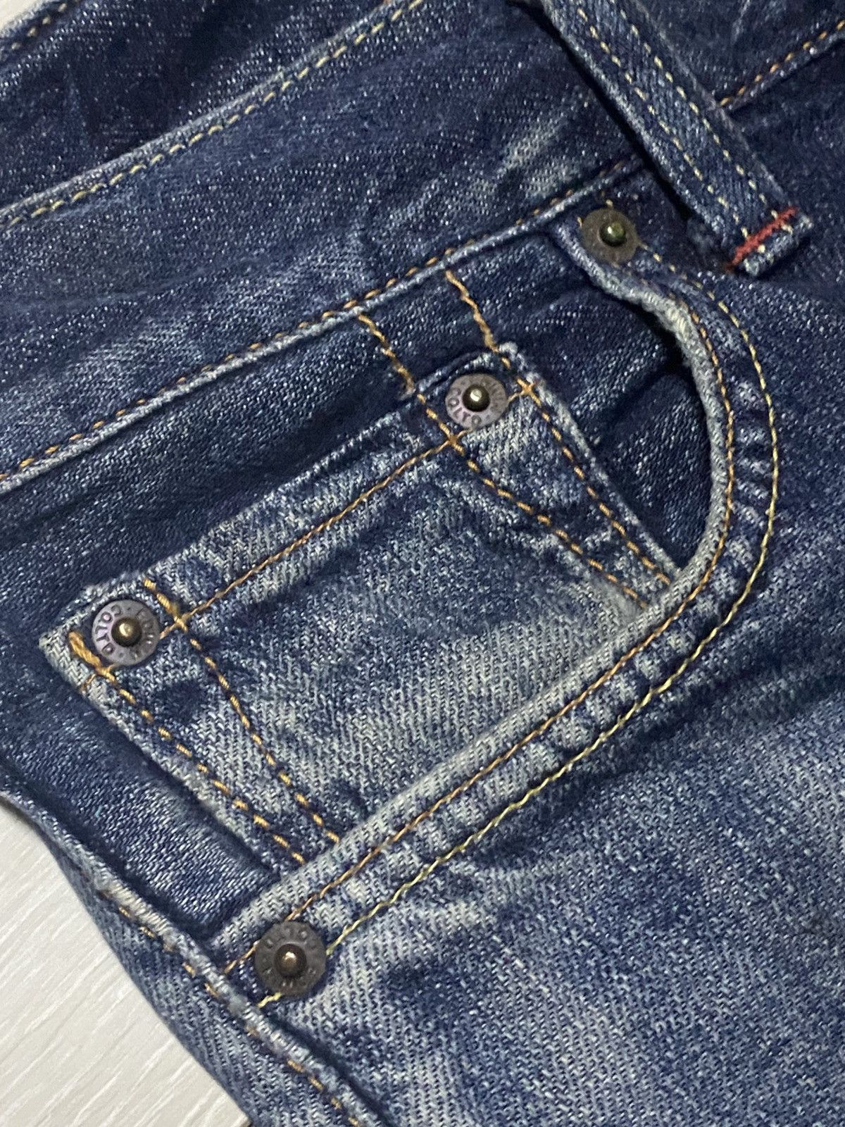 Edwin Vintage Japanese Brand Edwin 512 Blue Wash Flare Jeans Size US 32 / EU 48 - 7 Thumbnail