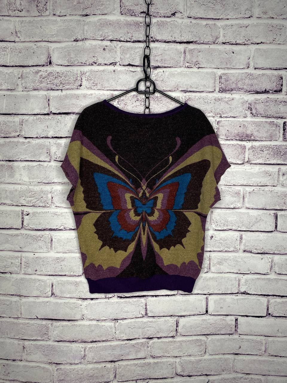 Japanese Brand Women's Burb's knitted cape streetwear vintage sizeS Size S / US 4 / IT 40 - 3 Thumbnail