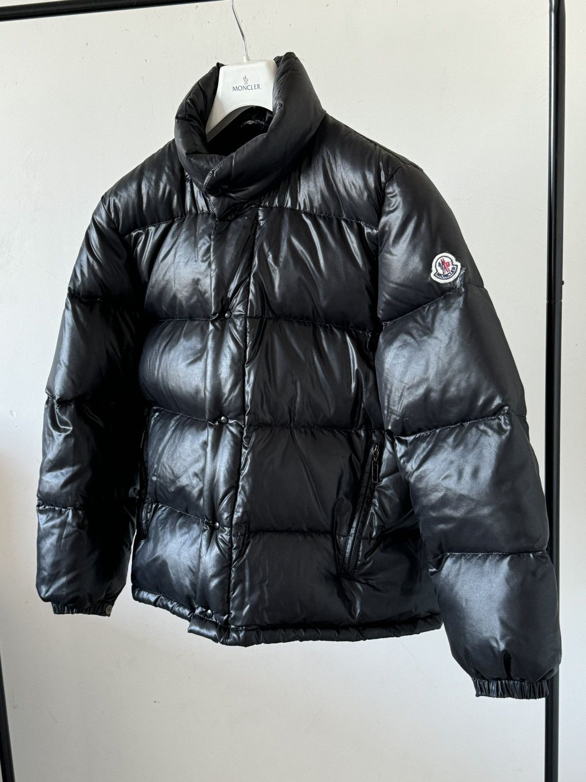 Pre-owned Moncler Grenoble Vintage Black Puffer Jacket