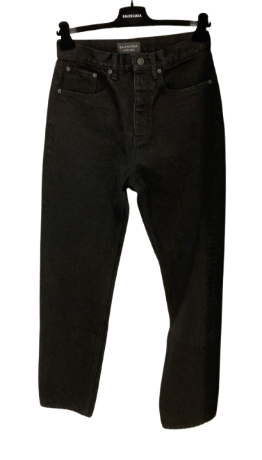 Balenciaga o1s1rm1024 Jeans Pant in Black Size 28" / US 6 / IT 42 - 1 Preview