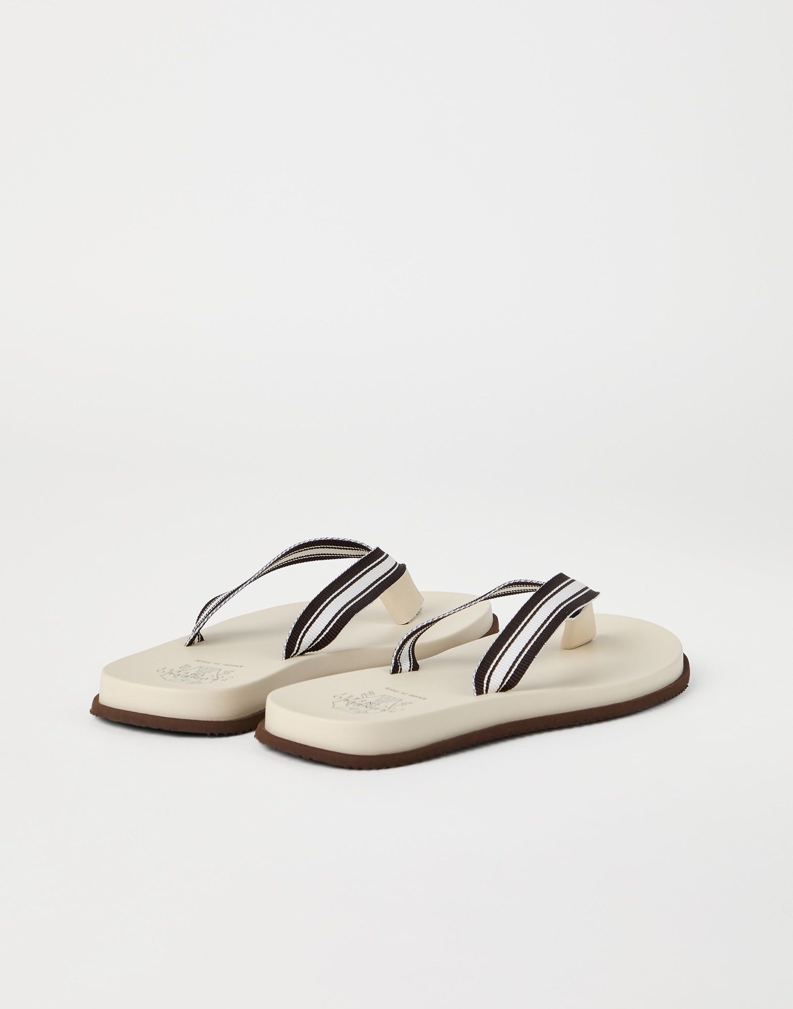 Brunello Cucinelli o1la1rc1a0326 Slippers in Multicolor Size US 12 / EU 45 - 3 Thumbnail