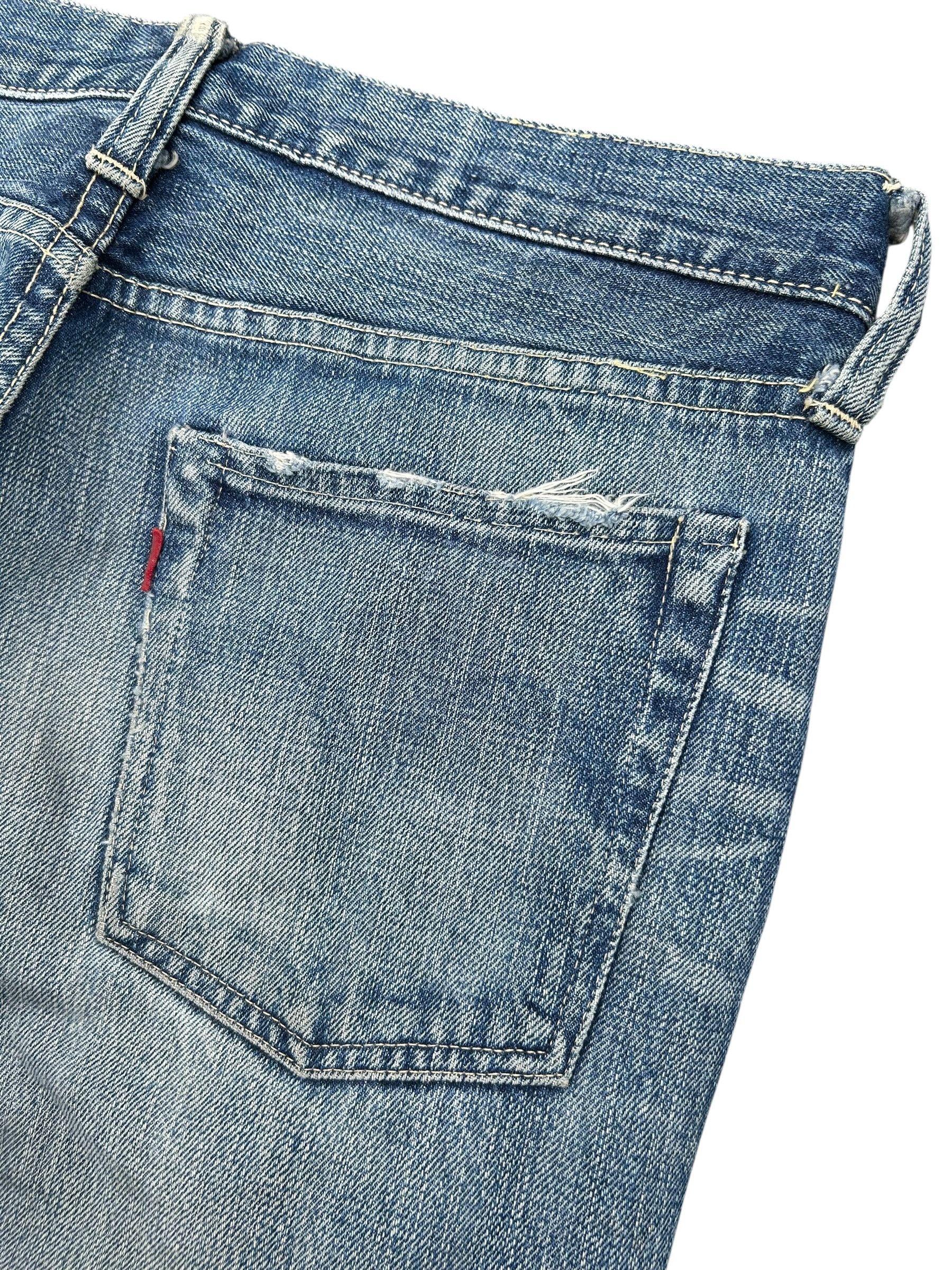 Kapital Flare Sugar Cane Vintage Distressed Denim Jeans Size US 31 - 10 Thumbnail