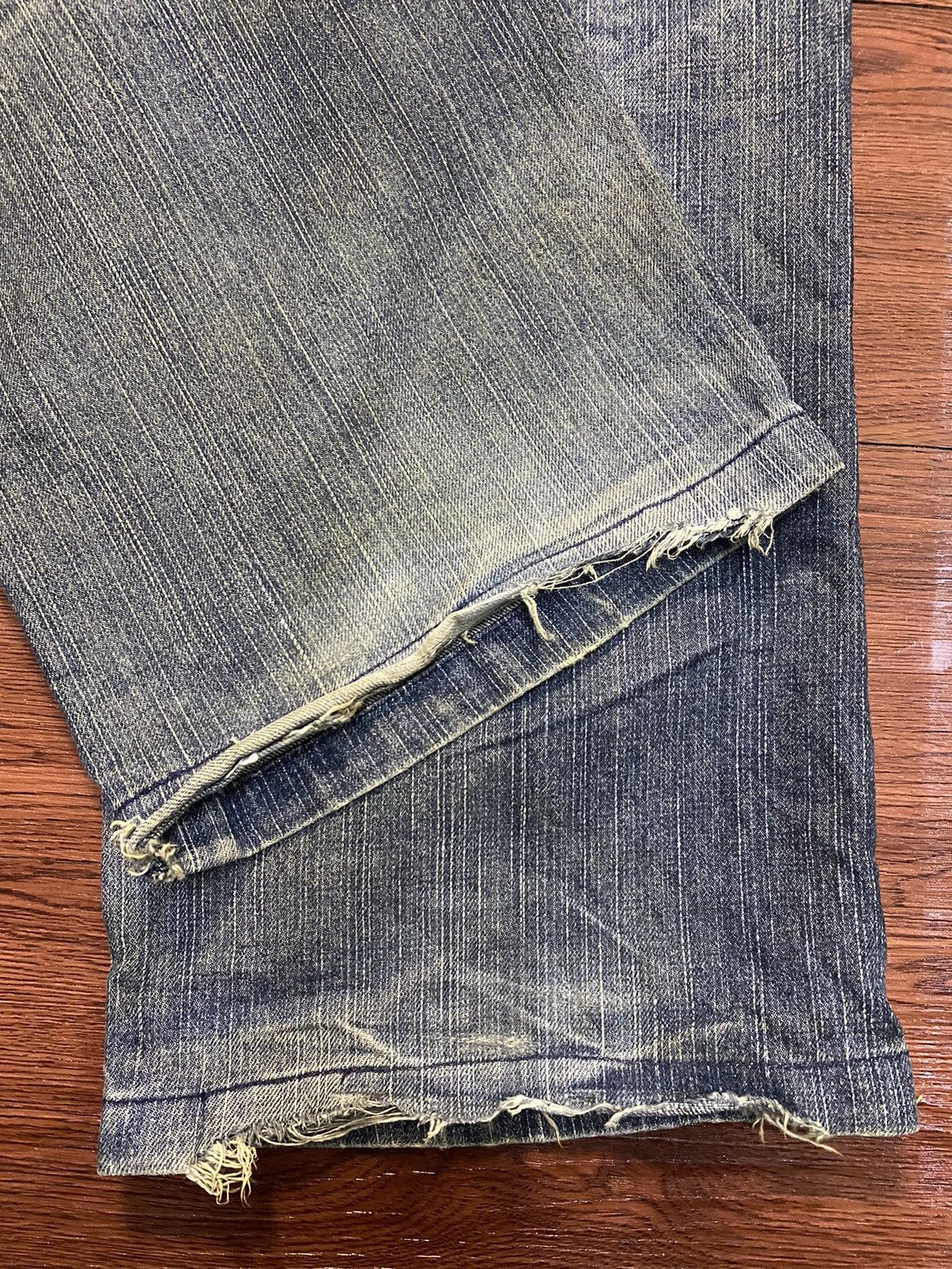 Japanese Brand Vintage Japanese Brand Alcot by Supreme Distressed Jean Size US 38 / EU 54 - 14 Thumbnail