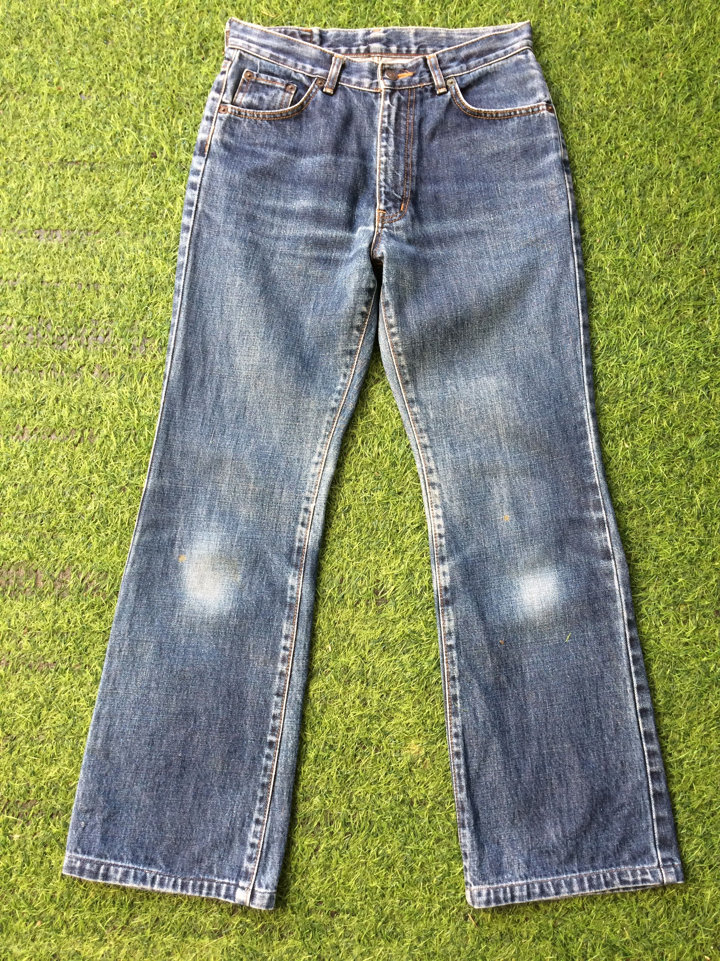 Edwin × Japanese Brand × Vintage Vintage Edwin Blue Denim Bootcut Jeans #D-645 Size US 28 / EU 44 - 1 Thumbnail