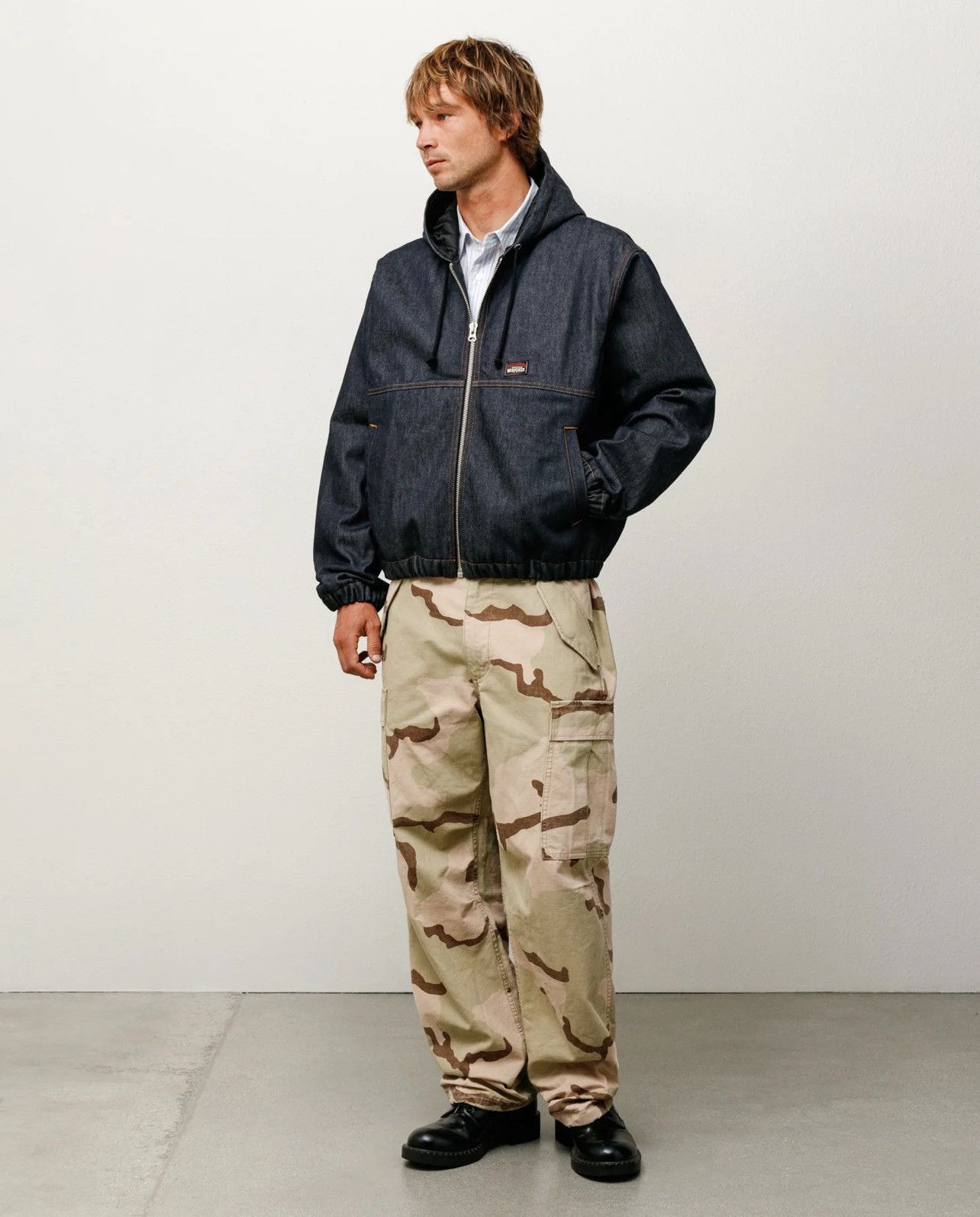 Stussy Stussy Raw Denim Insulated Work Jacket Large Size US L / EU 52-54 / 3 - 12 Thumbnail