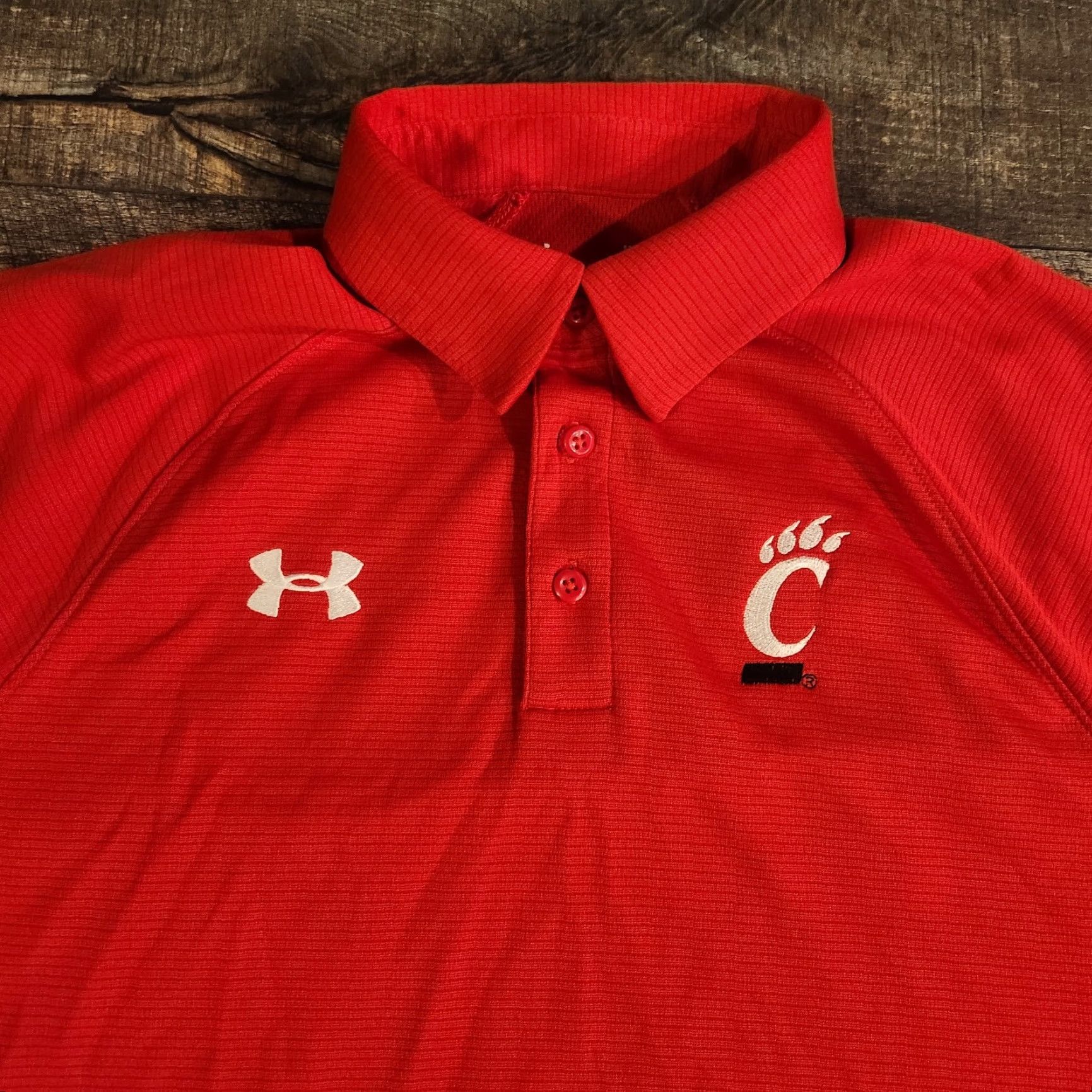 Under Armour Under Armour Golf Polo Shirt Red Men’s M Performance Cincinnati Bearcats Shirt Polo Casual Men Size US M / EU 48-50 / 2 - 4 Thumbnail