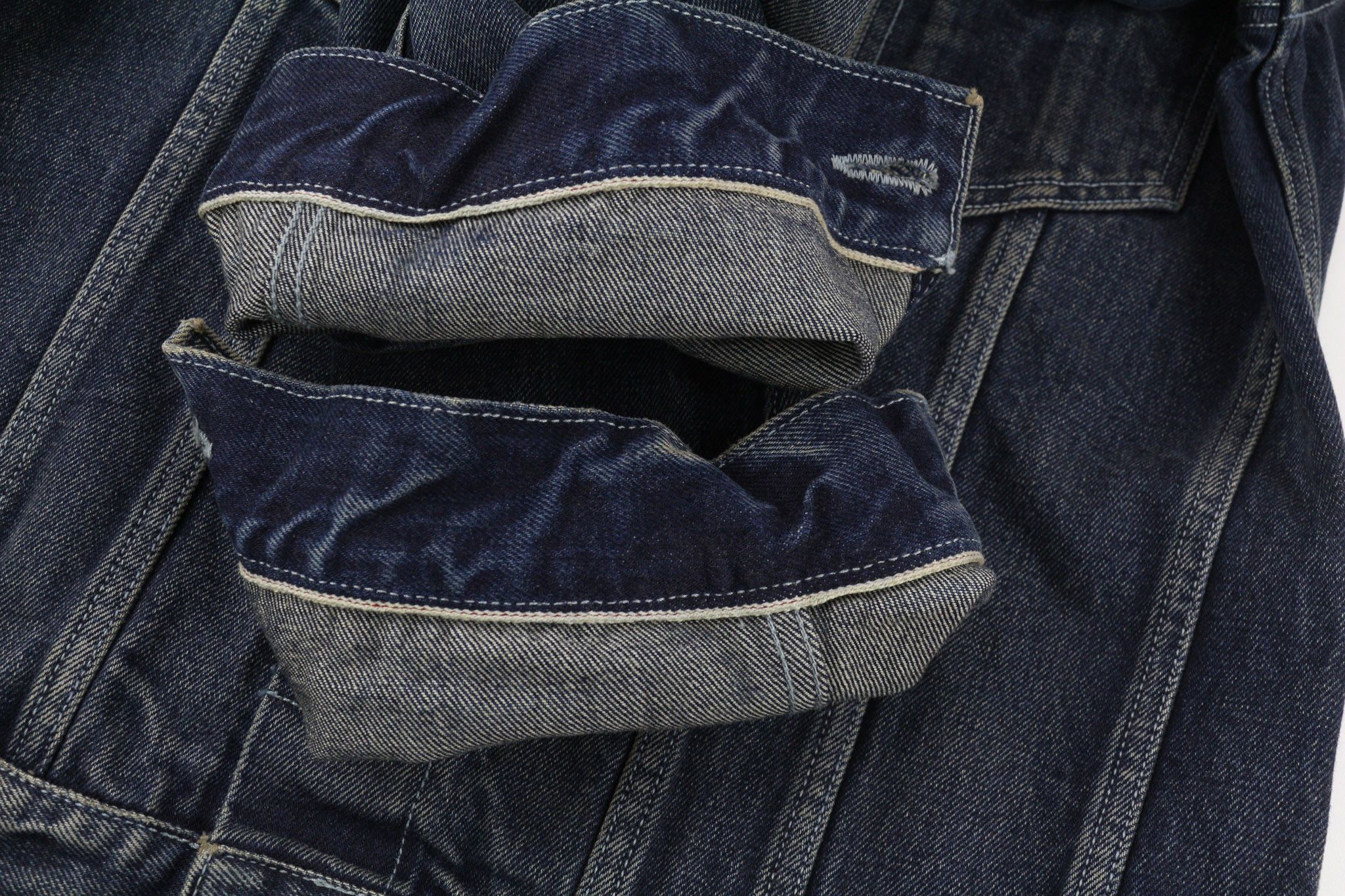 Nudie Jeans M Selvedge Washed Cotton Denim Blue Jacket 80785 Size US M / EU 48-50 / 2 - 11 Thumbnail