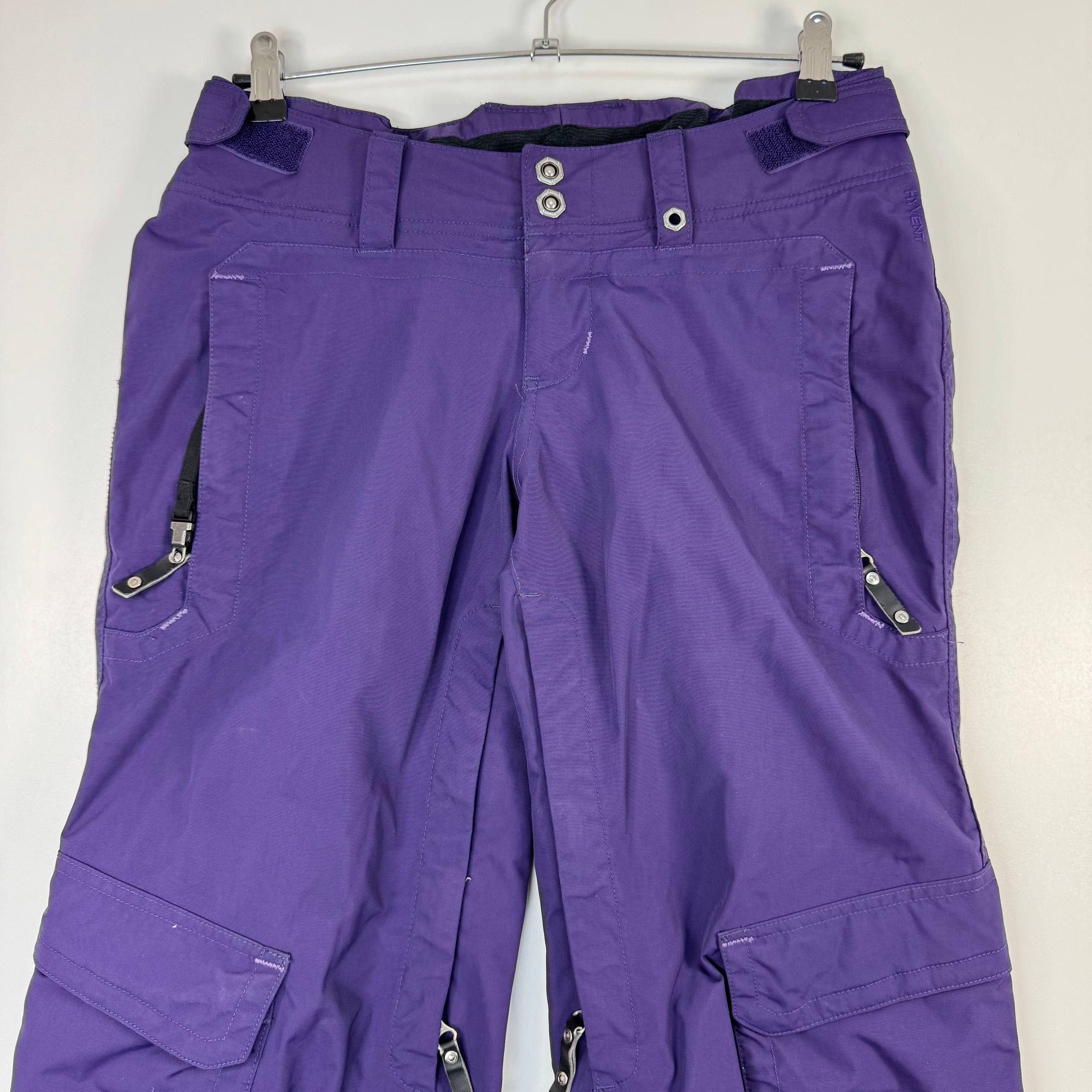 The North Face The North Face HyVent RECCO Purple Ski Snowboard Pants S Size 34" / US 12 / IT 48 - 2 Thumbnail