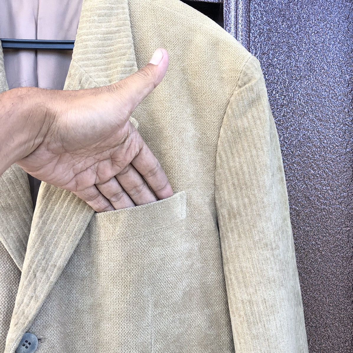 Balenciaga Balenciaga Paris Sport Men’s Corduroy Button Blazer Coat Size US L / EU 52-54 / 3 - 5 Thumbnail