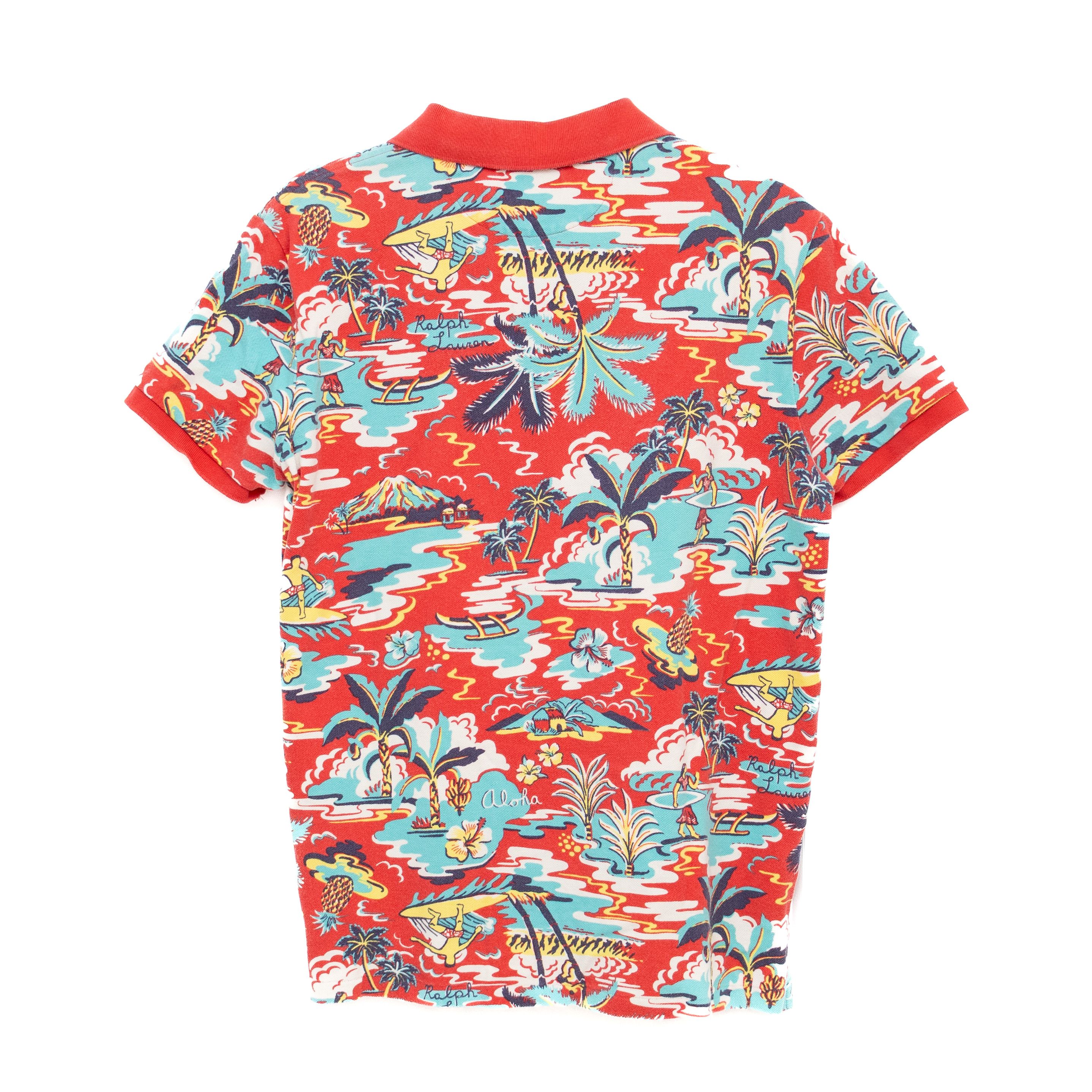 Polo Ralph Lauren Polo Ralph Lauren Slim Fit Hawaiian Print Polo Shirt Size M Size US M / EU 48-50 / 2 - 2 Thumbnail