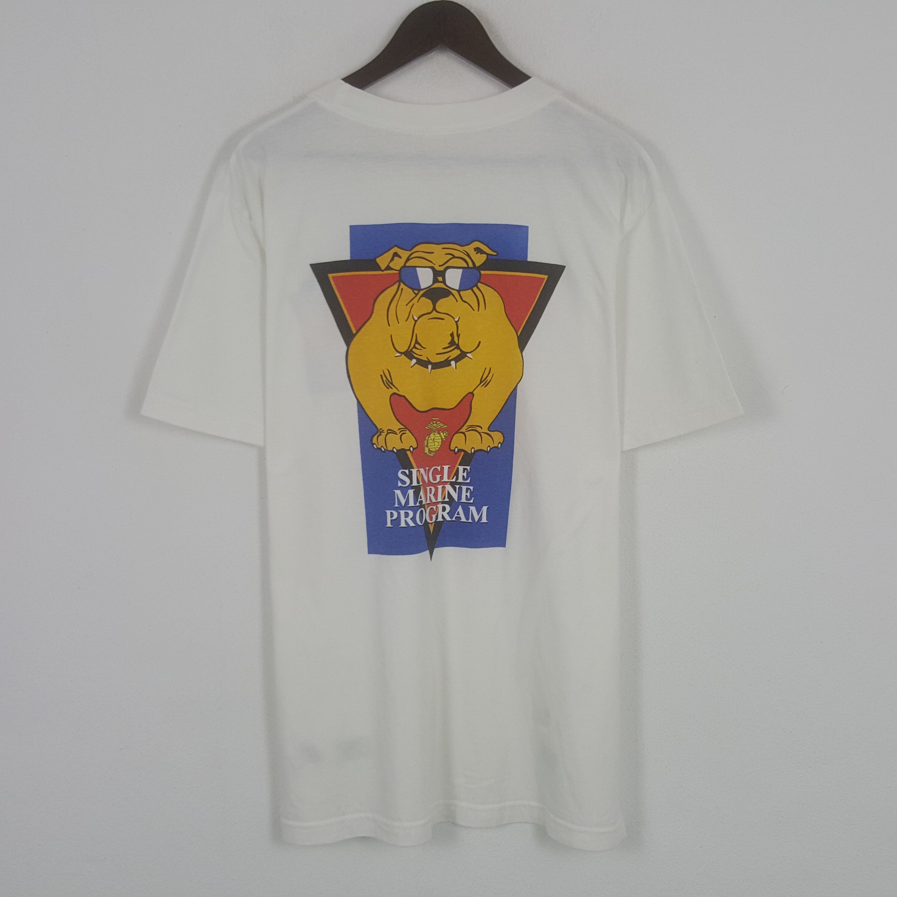 Vintage Vintage Single Marine Program Tshirt Size US XL / EU 56 / 4 - 1 Thumbnail