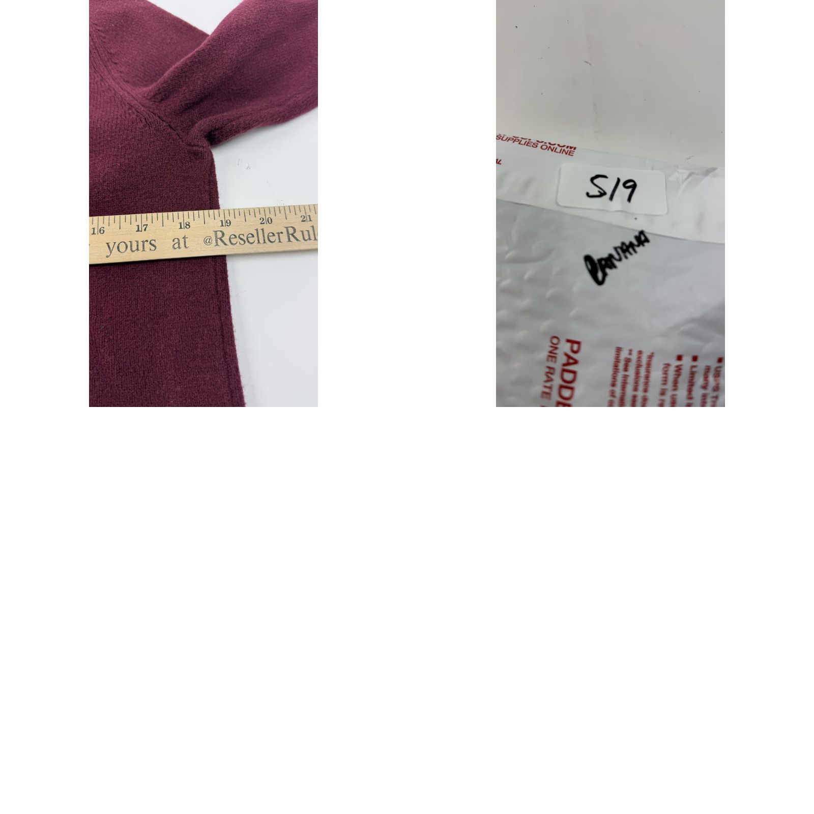 Banana Republic VINTAGE Banana Republic Sweater Womens Small Burgundy V Neck Pullover Ribbed Wool Blend Size S / US 4 / IT 40 - 8 Thumbnail