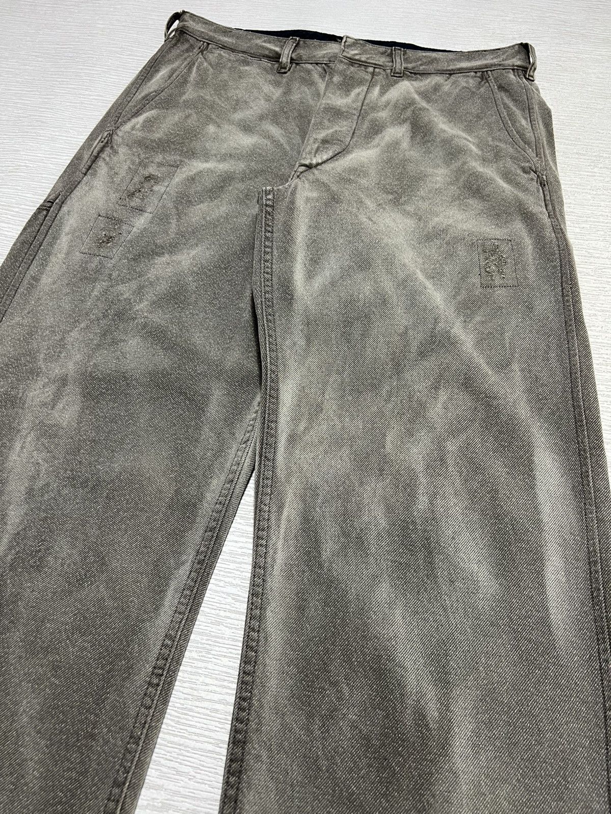 RRL Ralph Lauren RRL - Cinch Back Distressed Effect Baggy Work Pants Size US 32 / EU 48 - 7 Thumbnail