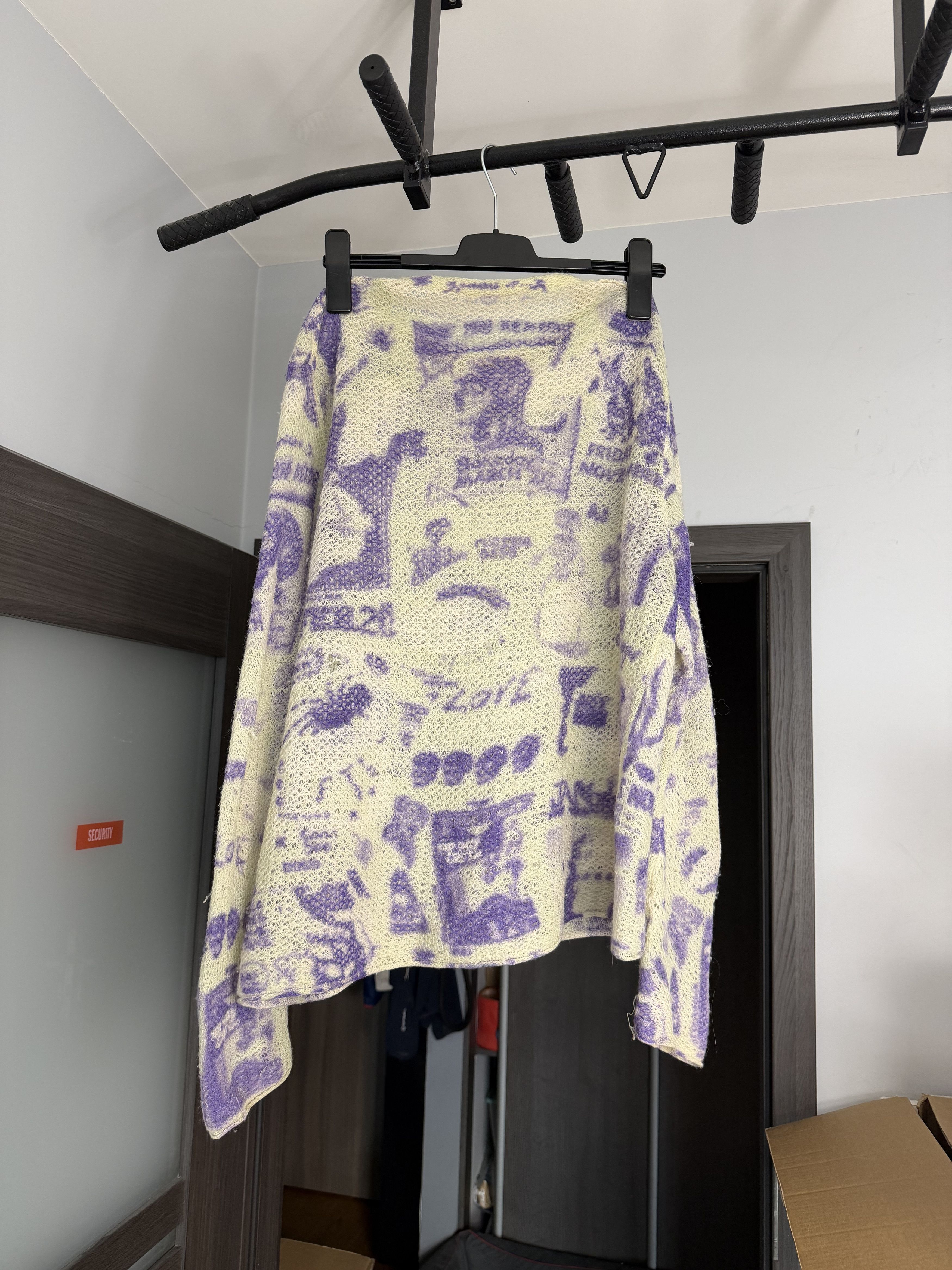 Acne Studios Acne Studios Rave Poster Scribble FW19 sweater Size US M / EU 48-50 / 2 - 3 Thumbnail