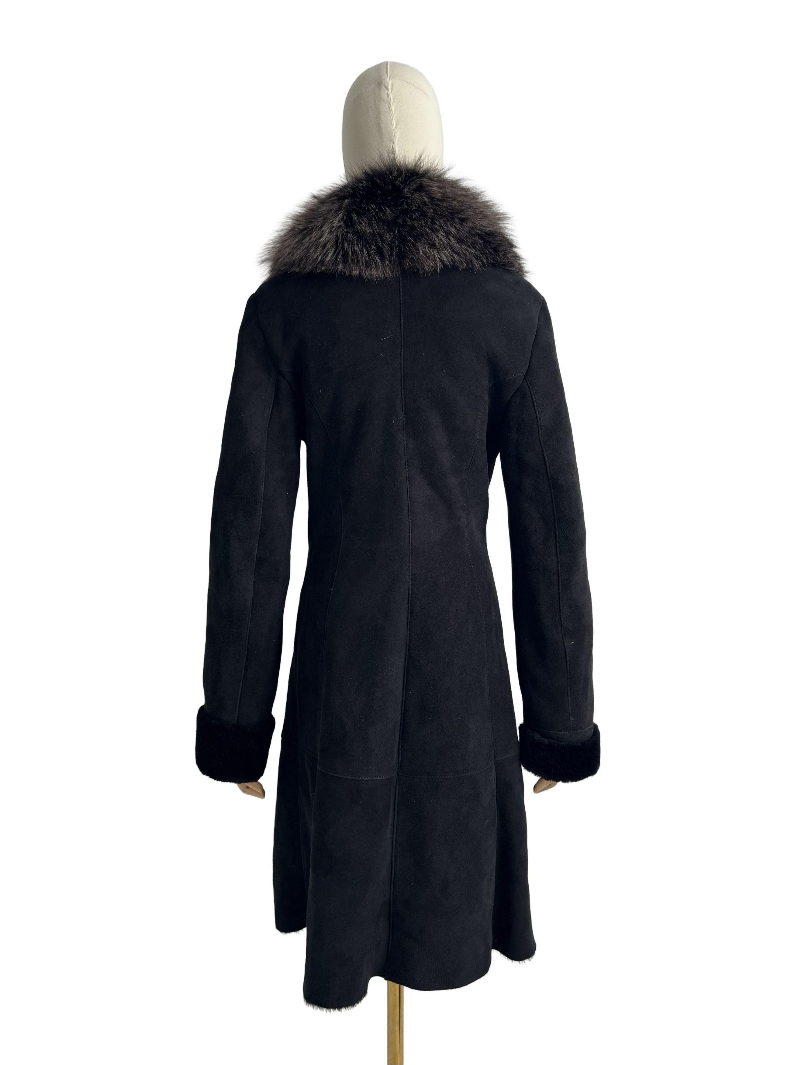 Vintage Vintage Real Sheepskin Coat With Real Fur Neck Size S / US 4 / IT 40 - 4 Thumbnail