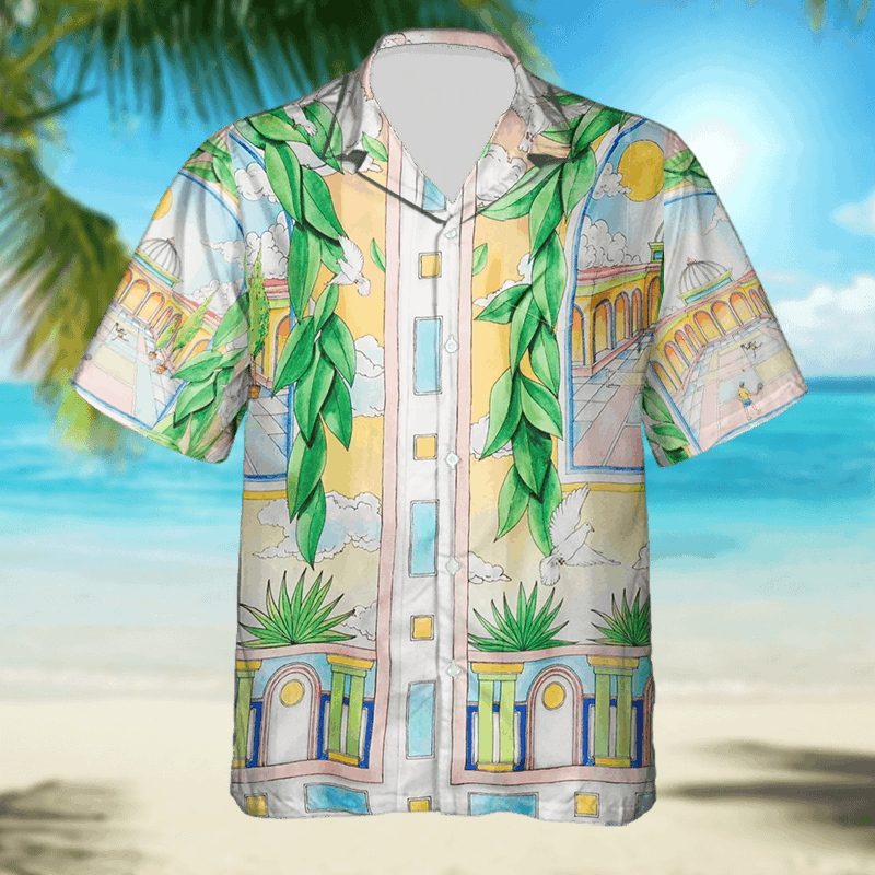 Designer × The Unbranded Brand Paysage Idéal Shirt | Artistic Tranquility in Motion Size US M / EU 48-50 / 2 - 3 Thumbnail