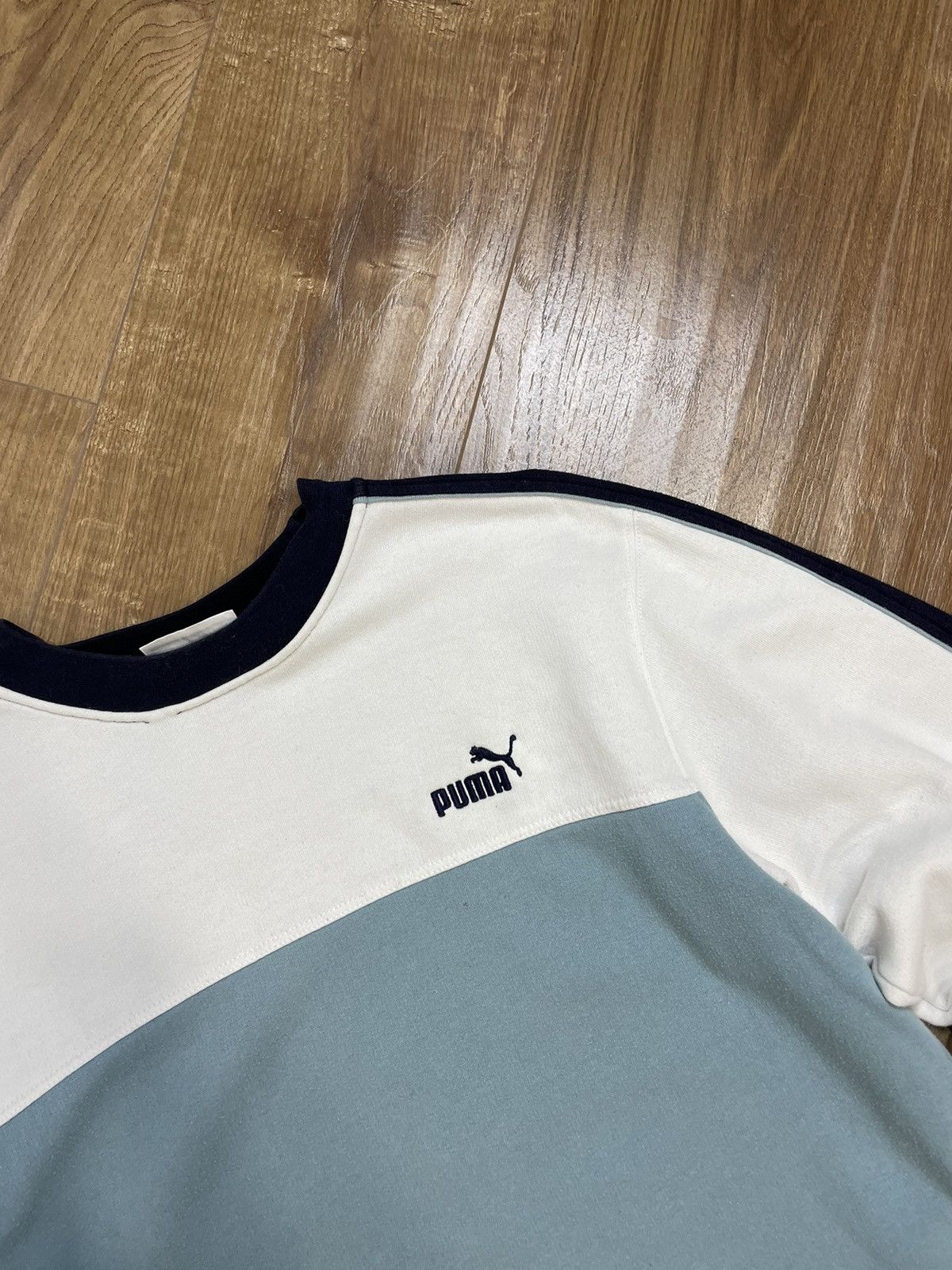 Puma × Vintage Vintage 90’s Y2K Style Puma Logo Sweatshirt Size US S / EU 44-46 / 1 - 3 Thumbnail