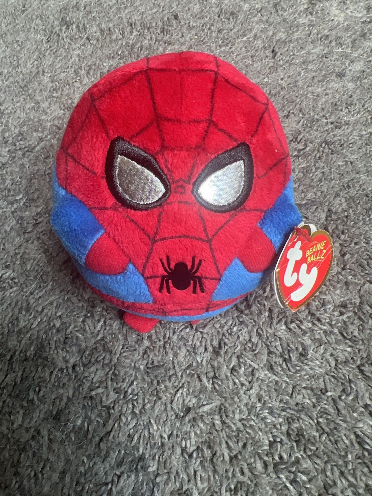Marvel Comics 2014 Marvel Ty Spider-Man Beanie Ball Size ONE SIZE - 1 Thumbnail