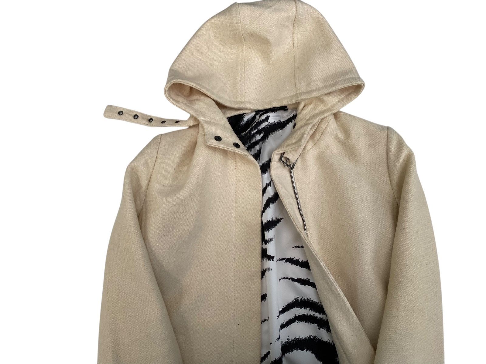 Other Sfizio Wool Long Jacket Size L / US 10 / IT 46 - 3 Thumbnail