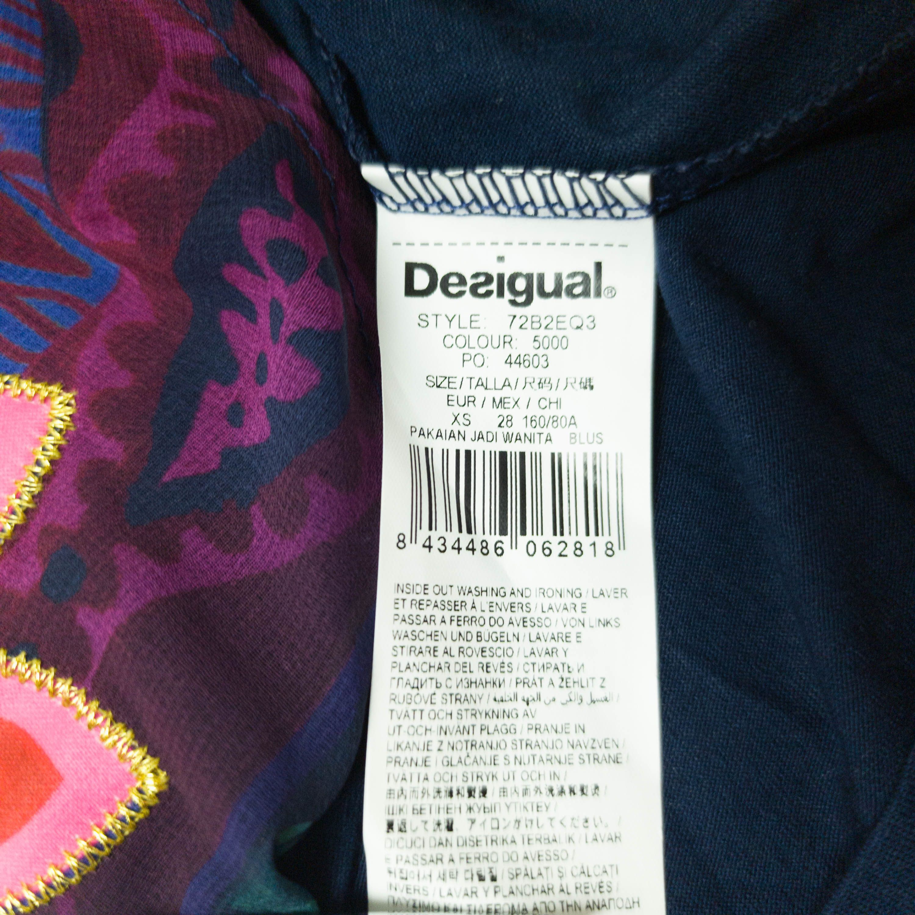Desigual Desigual womens top vest tank viscose size S ( LABEL XS) Size S / US 4 / IT 40 - 7 Thumbnail