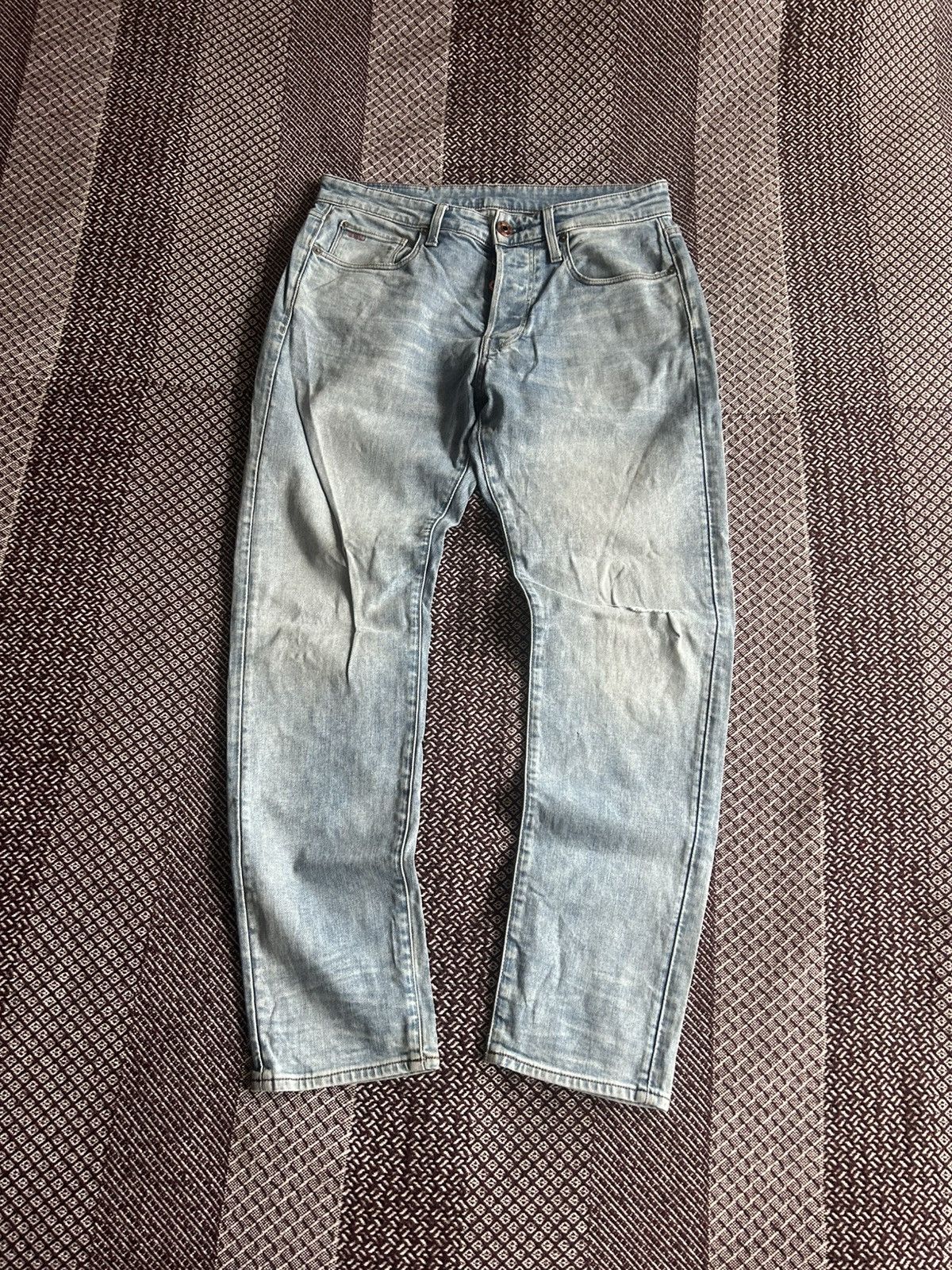 G-Star G-star Raw 3301 Slim Denim Mens Jeans Faded Washed Size W31 Size US 31 - 6 Thumbnail
