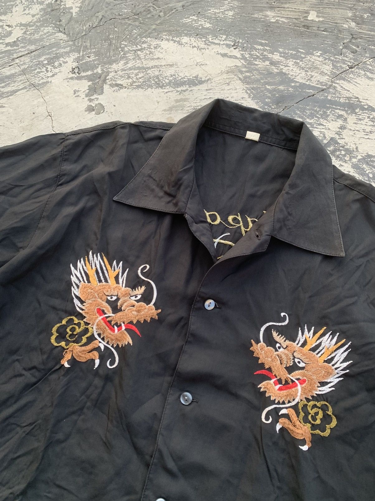 Japanese Brand 60’s Archive Japan Dragon Fuji Shirts Embroidery Size US L / EU 52-54 / 3 - 4 Thumbnail