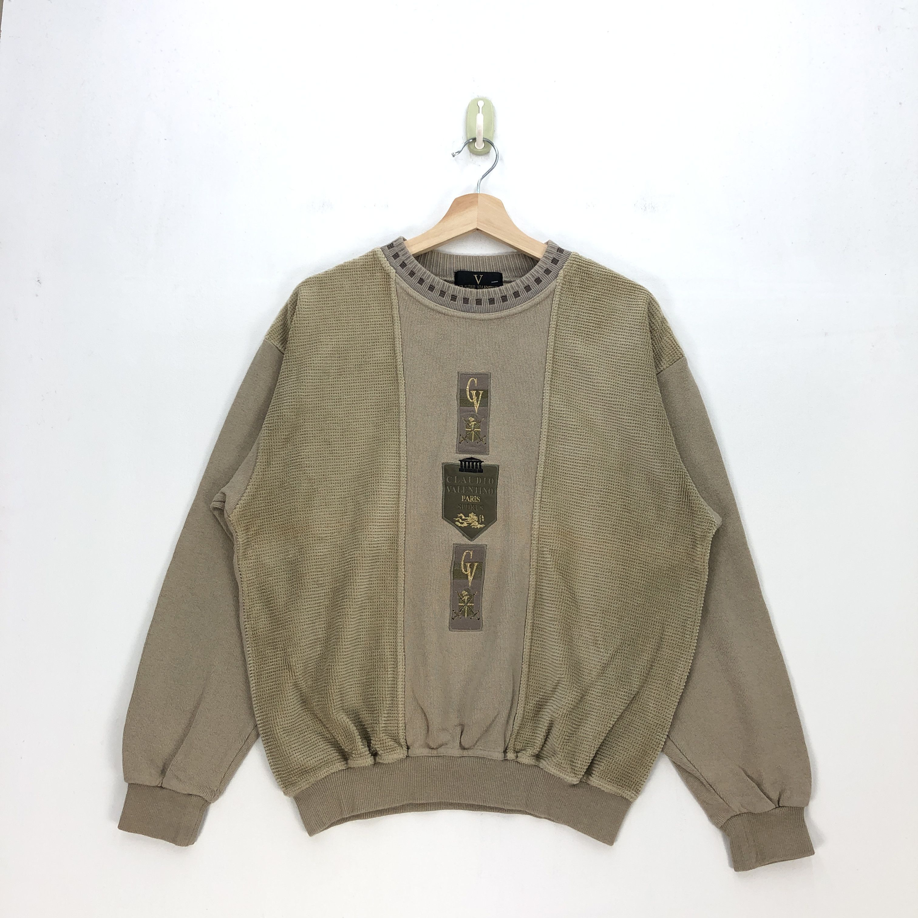 Vintage Cloudio Valentino Sweatshirt Sweater Jumper