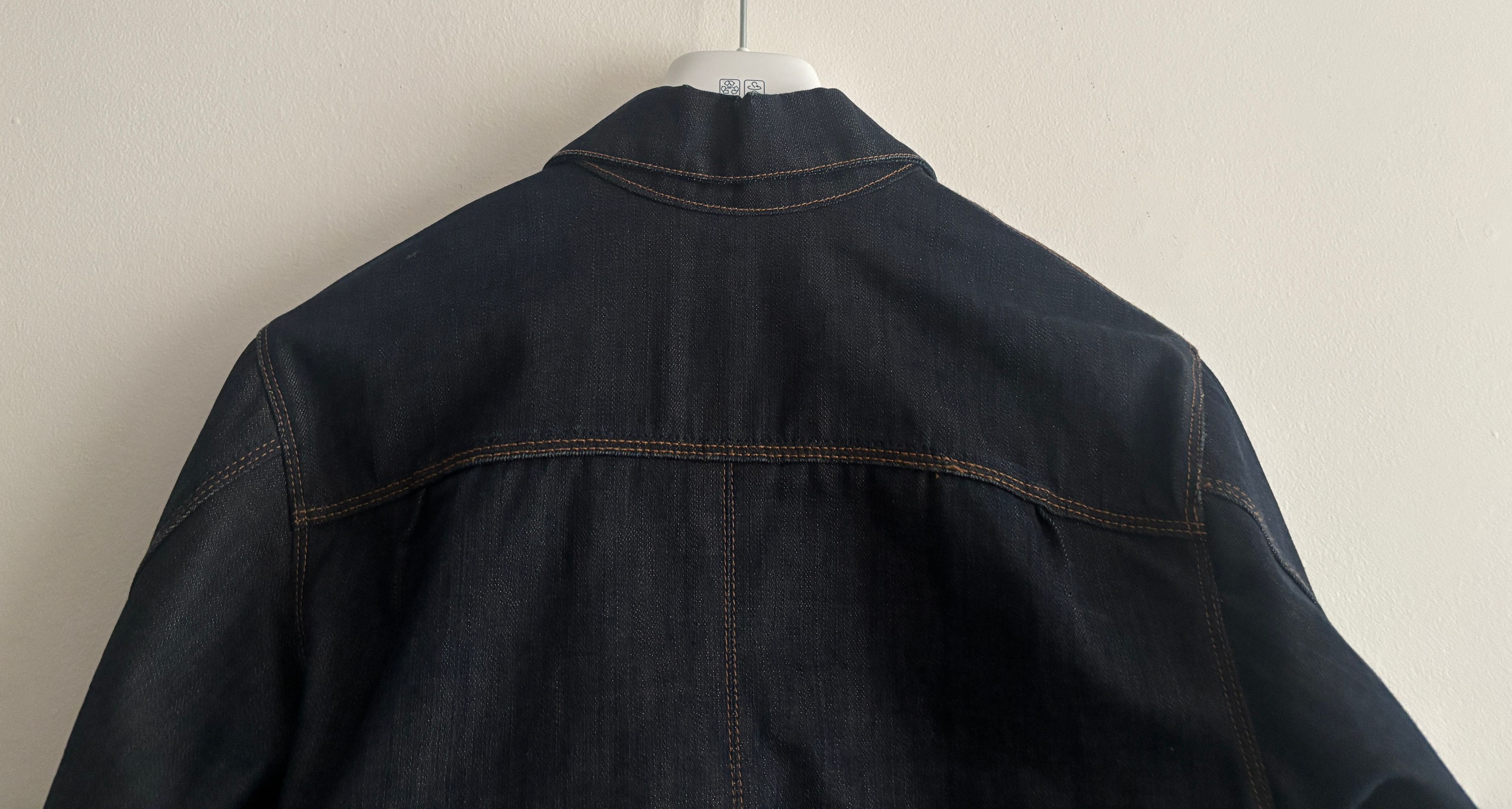 Raleigh Denim $585 Cone Mills White Oak Blue/ Indigo Raw Denim Jacket Size US S / EU 44-46 / 1 - 11 Thumbnail