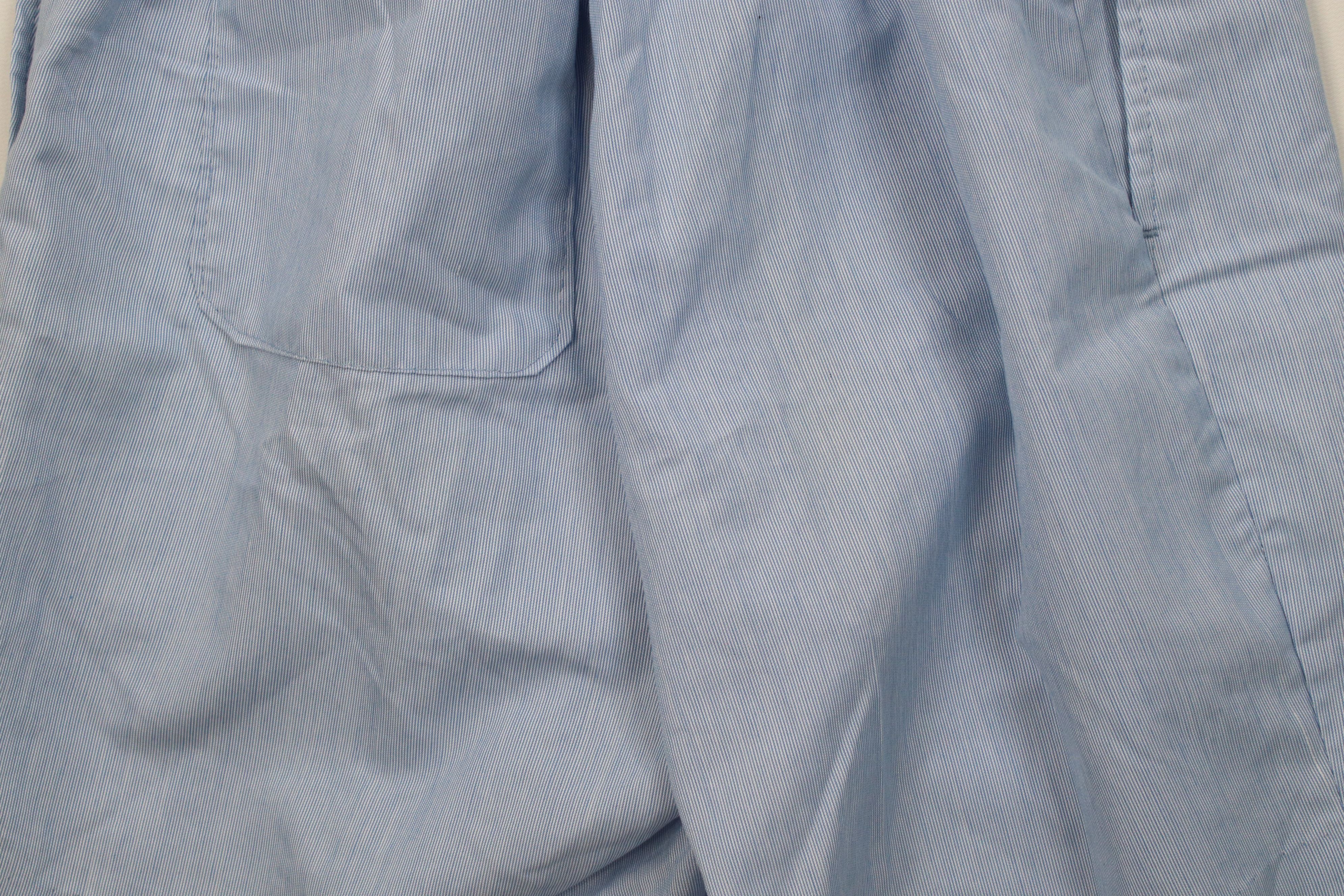 Vintage Vintage 70s Streetwear Above Chino Shorts Blue USA Elastic Size US 32 / EU 48 - 10 Thumbnail
