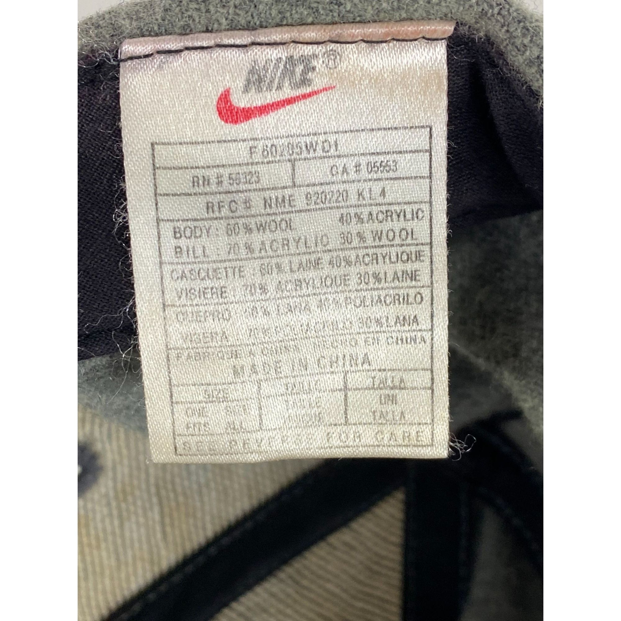 Nike × Vintage Vintage Nike Swoosh Penn State Embroidered Wool Snapback Hat Size ONE SIZE - 5 Thumbnail