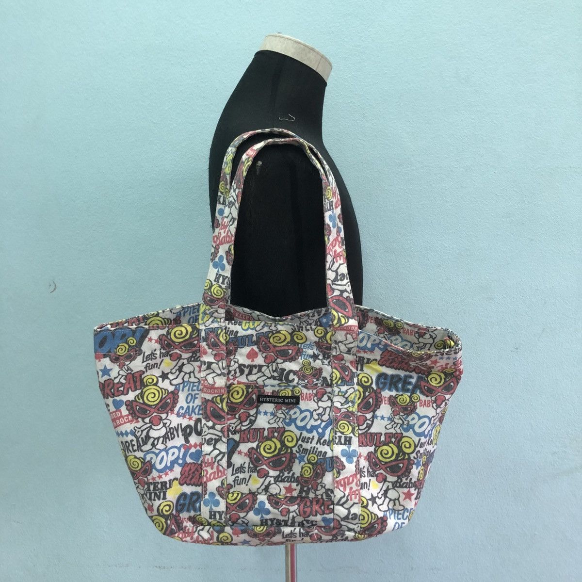 Hysteric Glamour HYTERIC MINI FULL PRINTER CANVAS TOTE BAG Size ONE SIZE - 11 Thumbnail