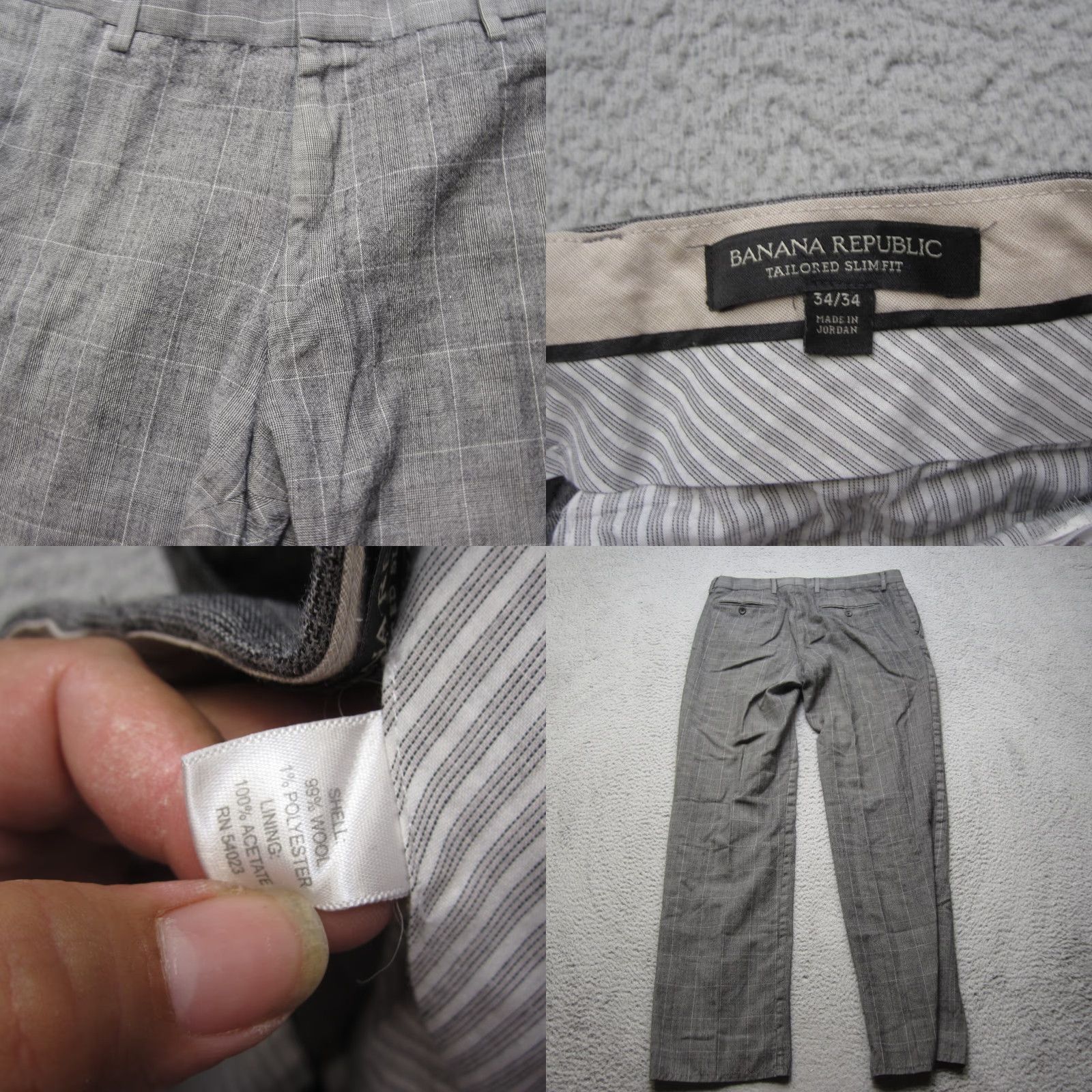 Banana Republic Banana Republic Pants Mens 34 Gray Wool Chino Tailored Casual Preppy Pants Mens 34 Gray Wool Chino Tailored Casual Preppy Size US 34 / EU 50 - 8 Thumbnail
