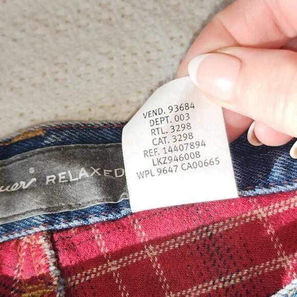 Eddie Bauer Eddie Bauer Relaxed Fit Flannel Lined Insulated Pocketed Hig Size US 34 / EU 50 - 10 Thumbnail