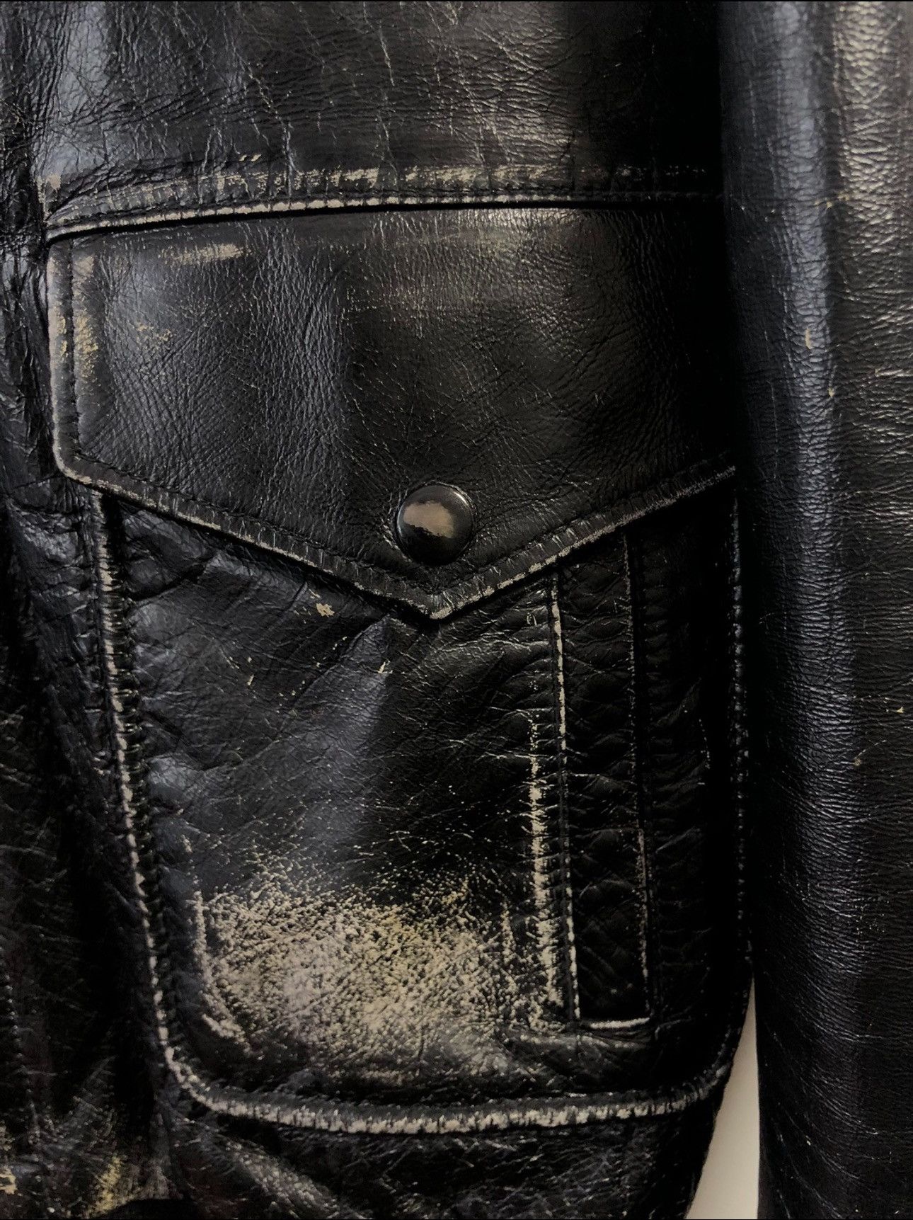 Saint Laurent Paris Saint Laurent Paris Used Look Leather Bomber Sz.44 Size US S / EU 44-46 / 1 - 4 Thumbnail