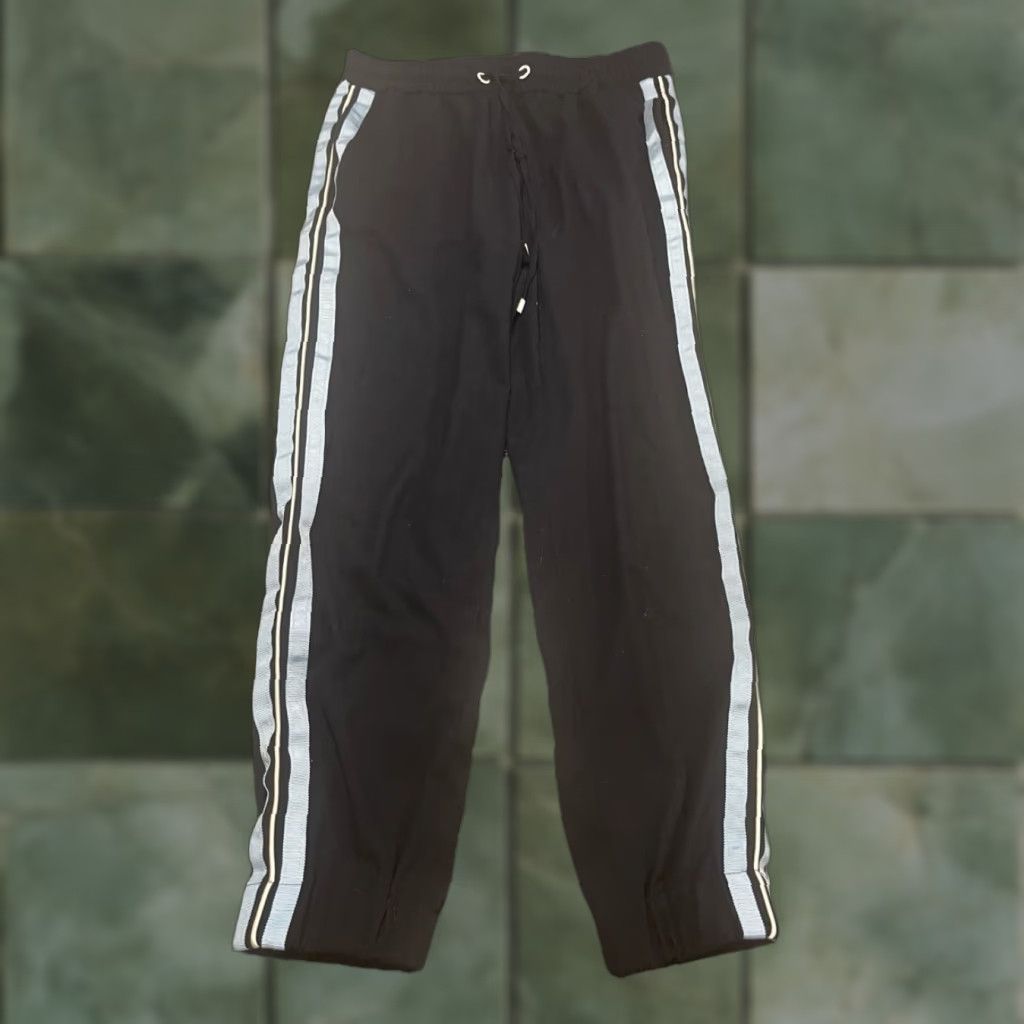 ME+EM ME+EM Women's Sports Bottoms Trousers 10 Black Sweatpants Sports Womens Size 32" / US 10 / IT 46 - 1 Thumbnail