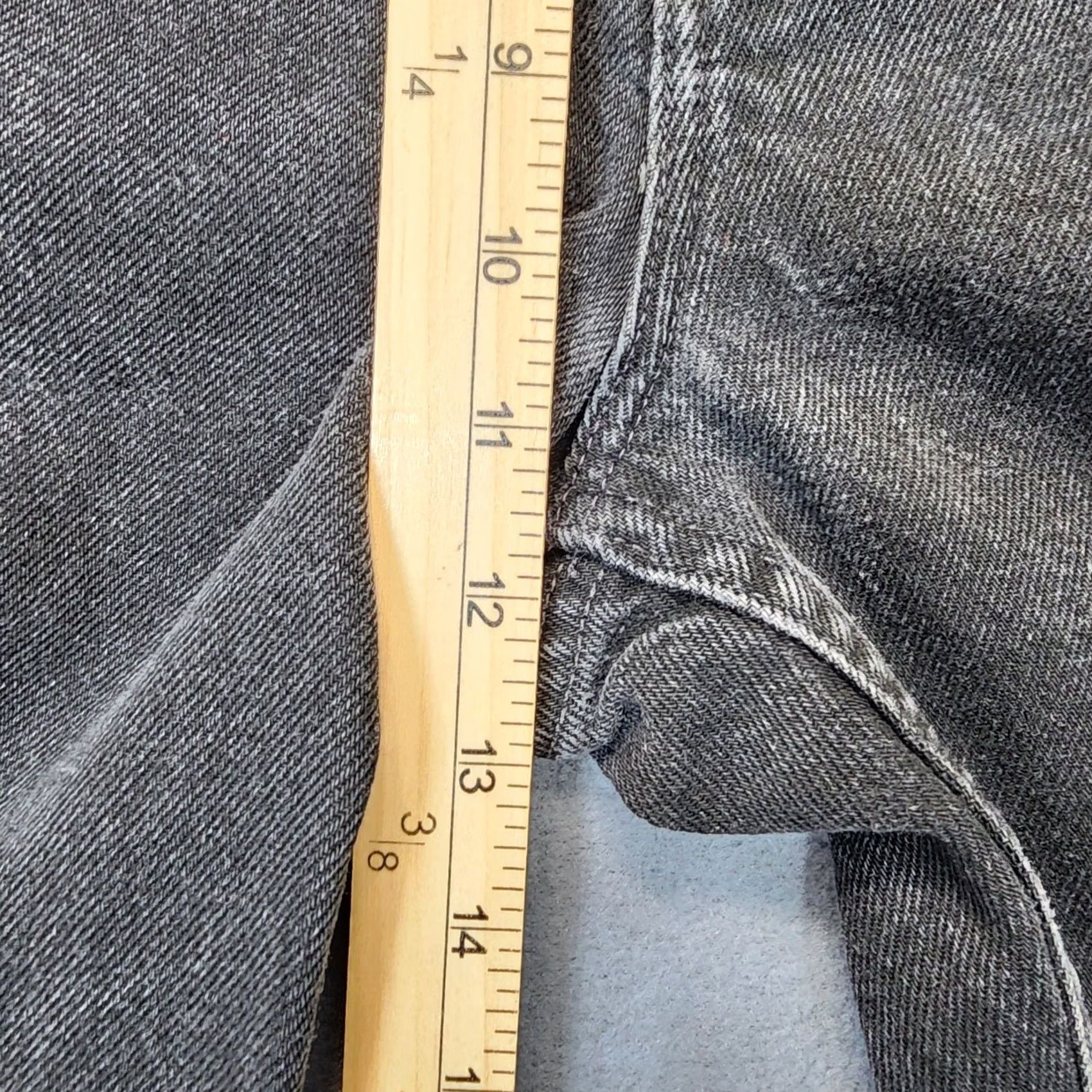 Vintage LL Bean Jeans 32x28 Black Classic Straight Mens Regular Cotton Zip Inseam 28s 32x28 Chores Workwear Outdoor Casual Size US 32 / EU 48 - 7 Thumbnail