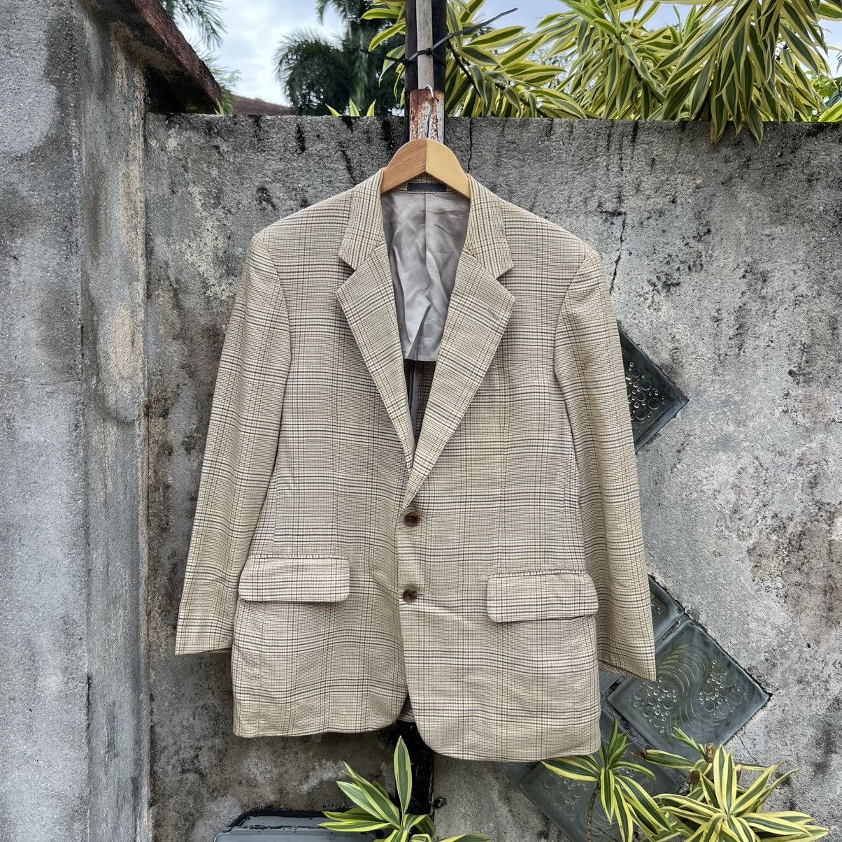 Burberry “BURBERRY” WOOL & SILK YELLOW BLAZER Size 42R - 1 Thumbnail