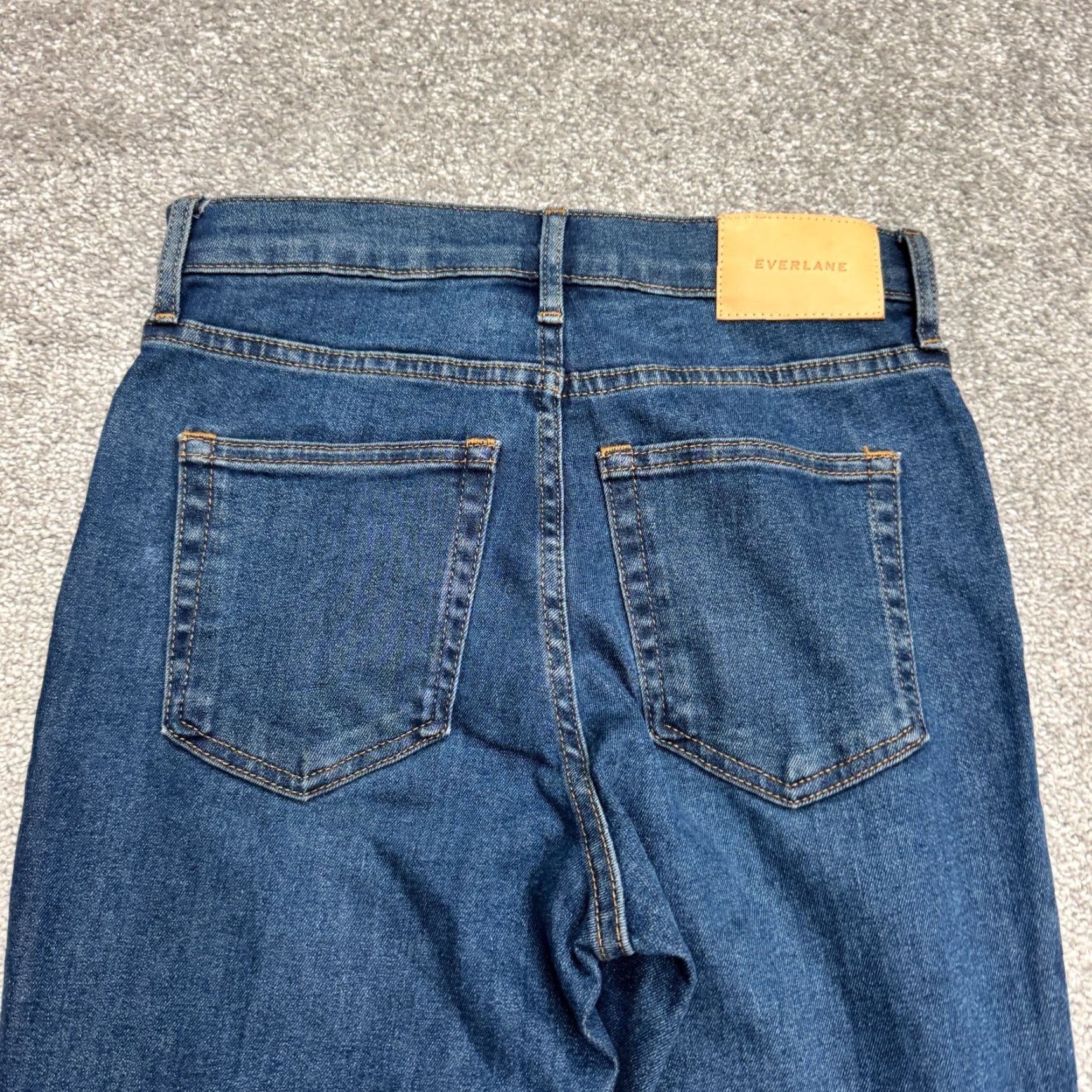 Everlane Everlane High Rise Skinny Denim Jeans Womens 25 Blue Dark Wash Casual Stretch Jeans Size 42" / US 20 - 5 Thumbnail