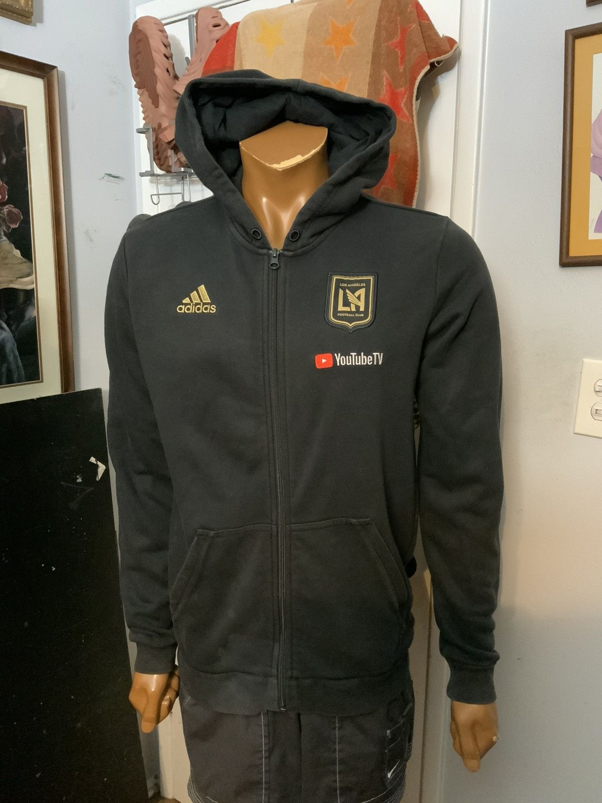 Adidas Adidas Los Angeles Football Club LAFC Team Soccer Zip Hoodie Size US M / EU 48-50 / 2 - 10 Thumbnail